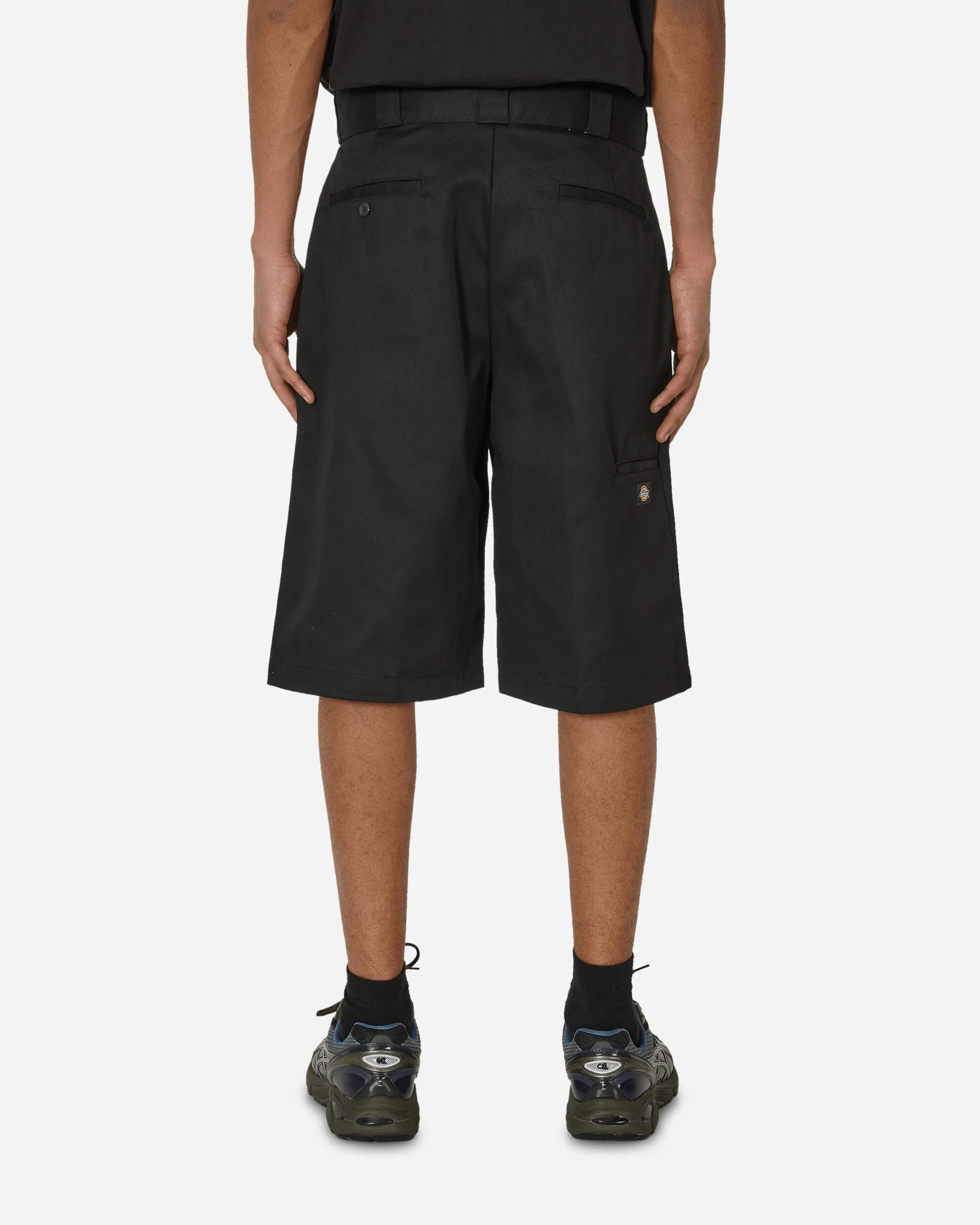 13 Inch Multi Pocket Work Shorts Black