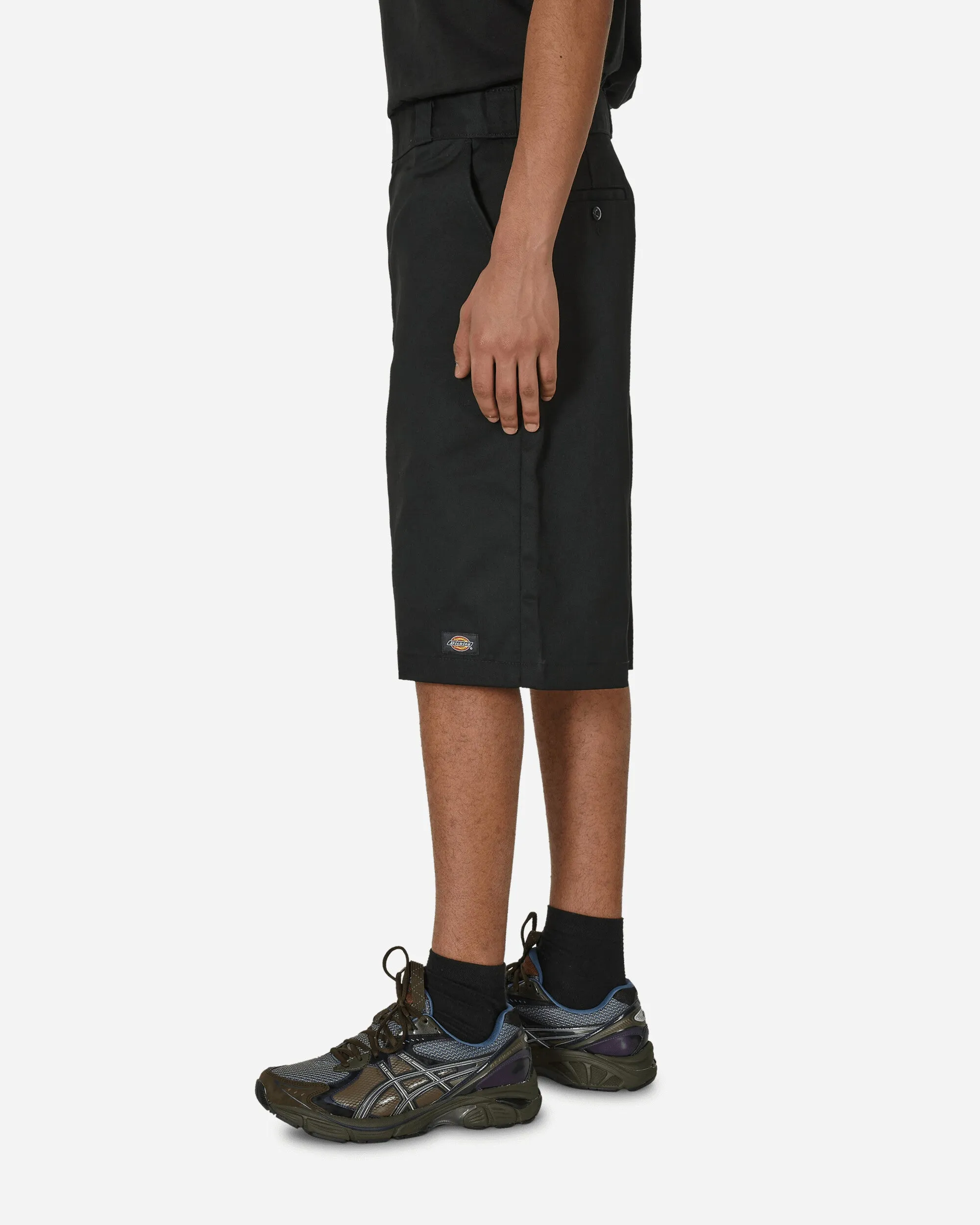 13 Inch Multi Pocket Work Shorts Black