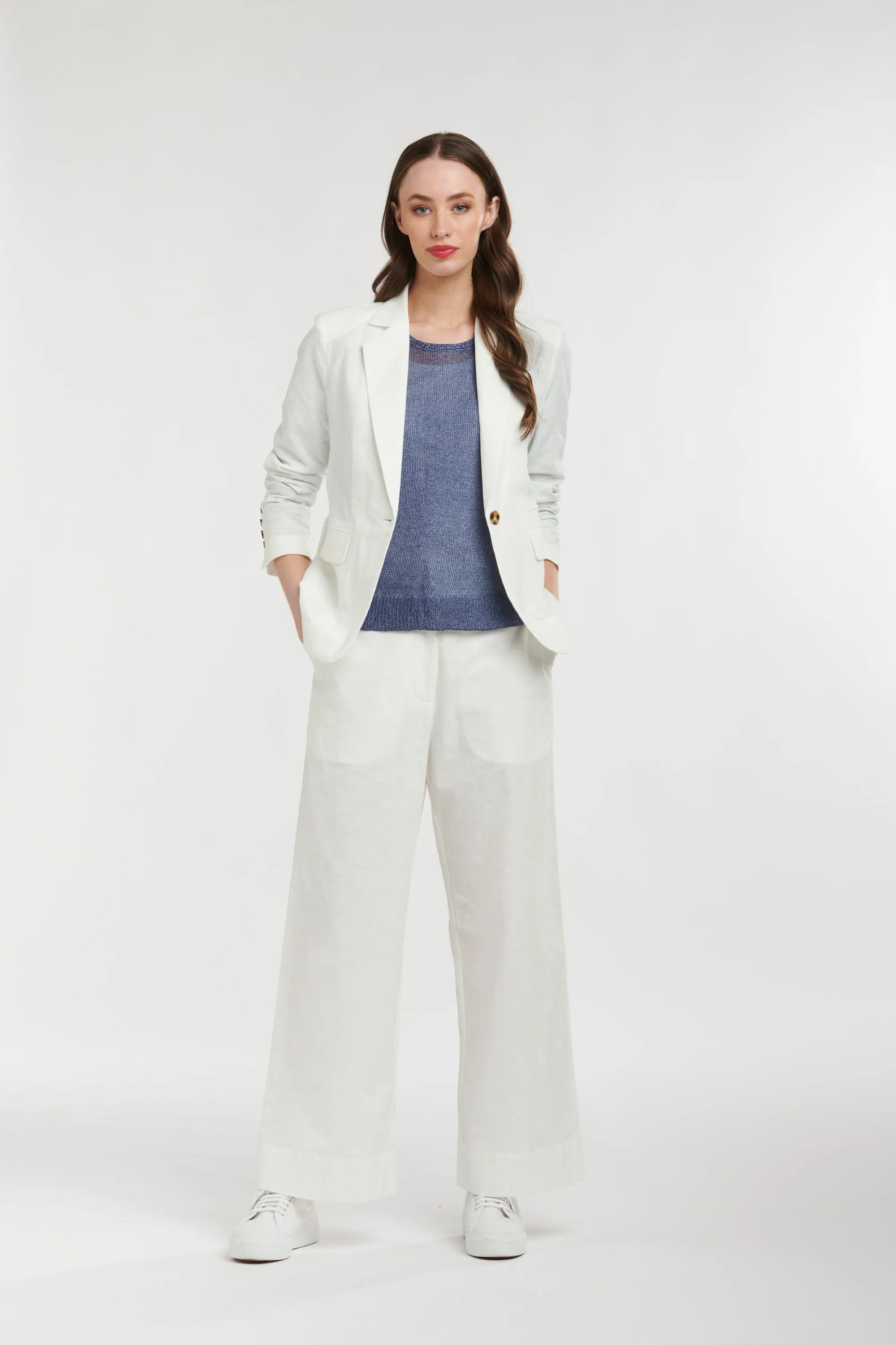 365 Days - PORTOFINO PANTS - WHITE