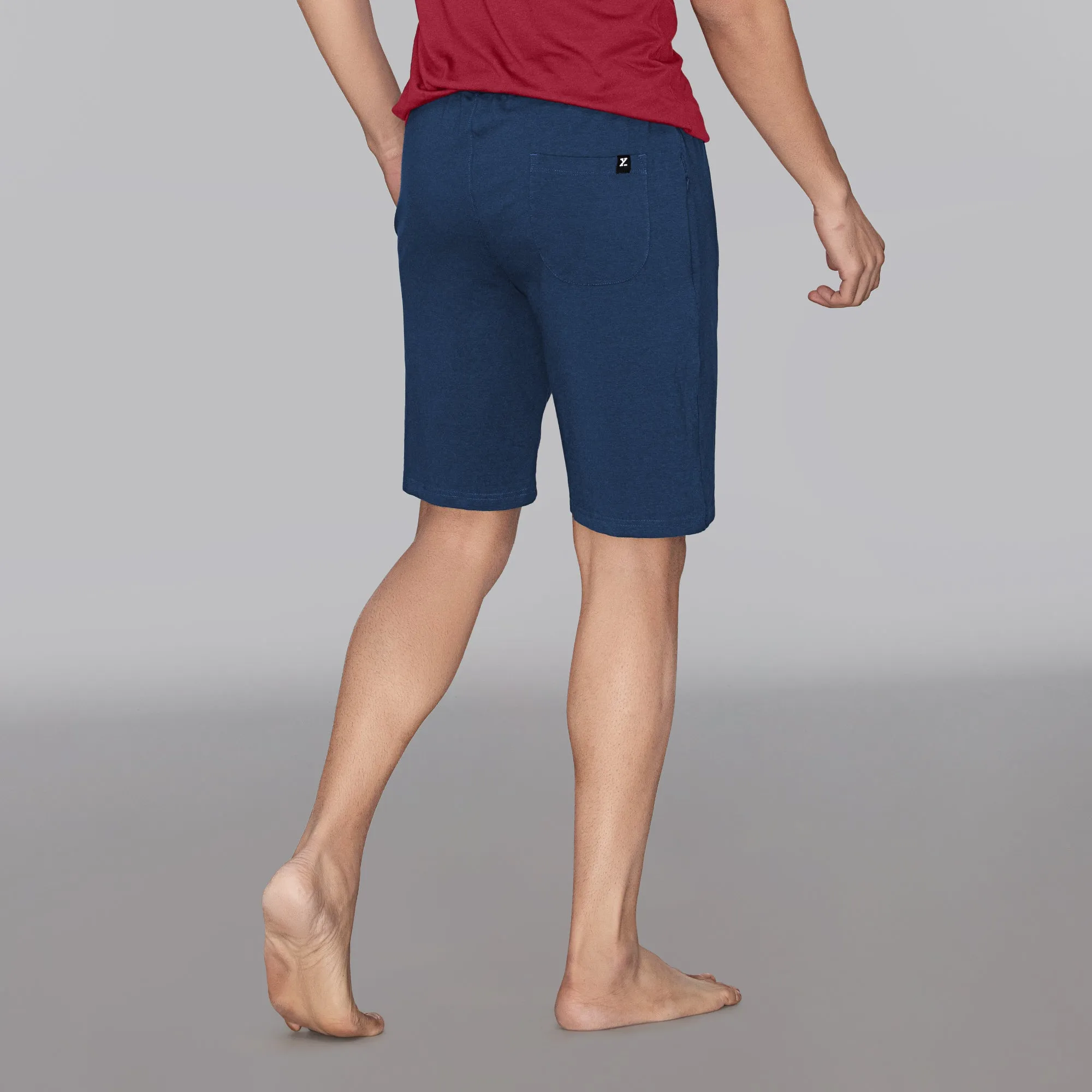 Ace Modal-Cotton Shorts Estate Blue