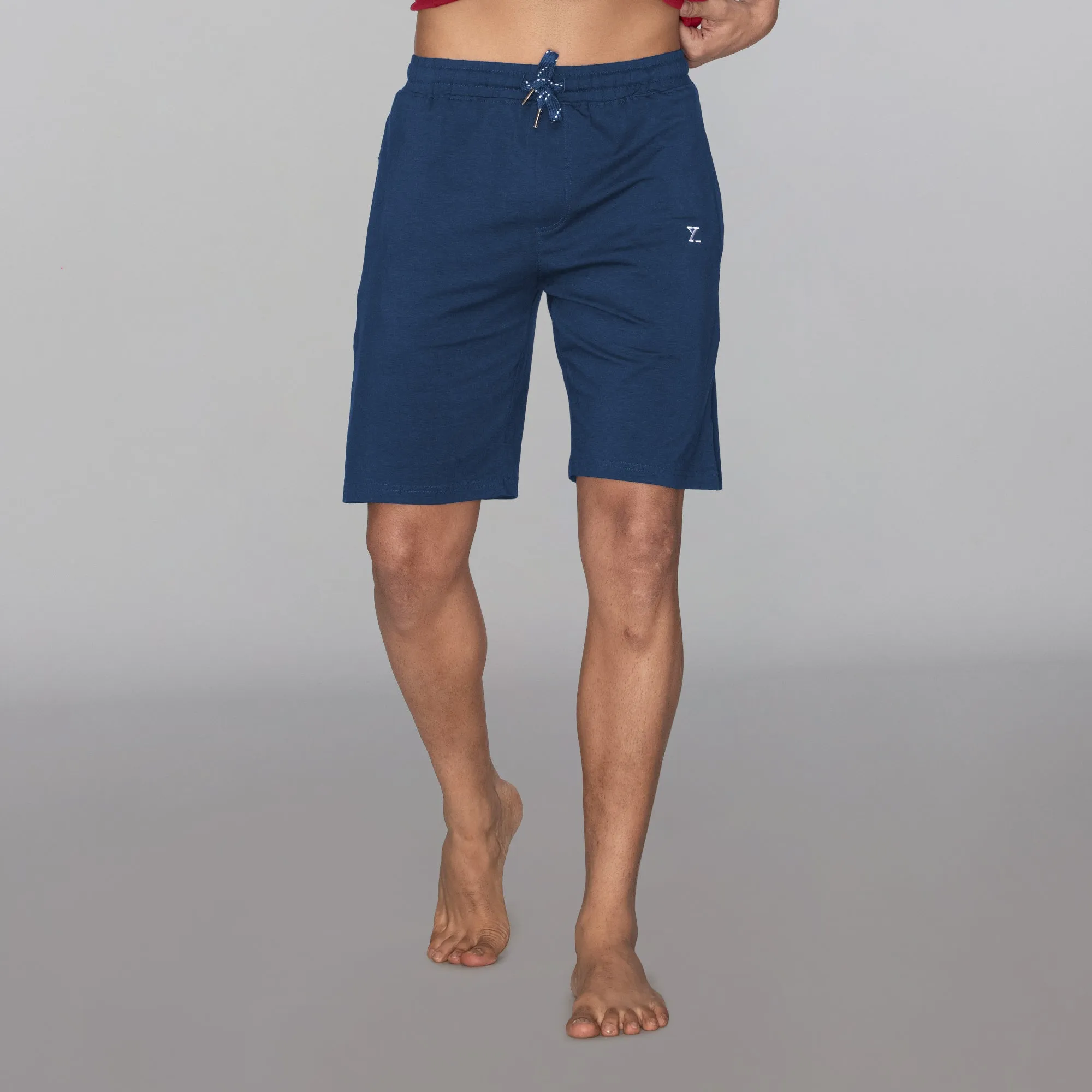 Ace Modal-Cotton Shorts Estate Blue