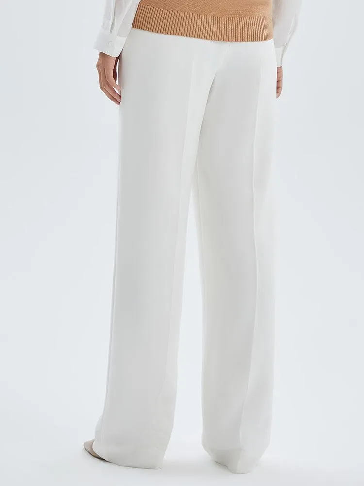 Acetate Wide Leg Trousers