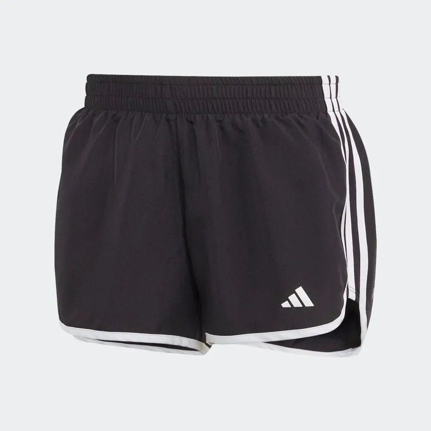 ADIDAS WOMEN'S MARATHON 20 RUNNING BLACK SHORTS