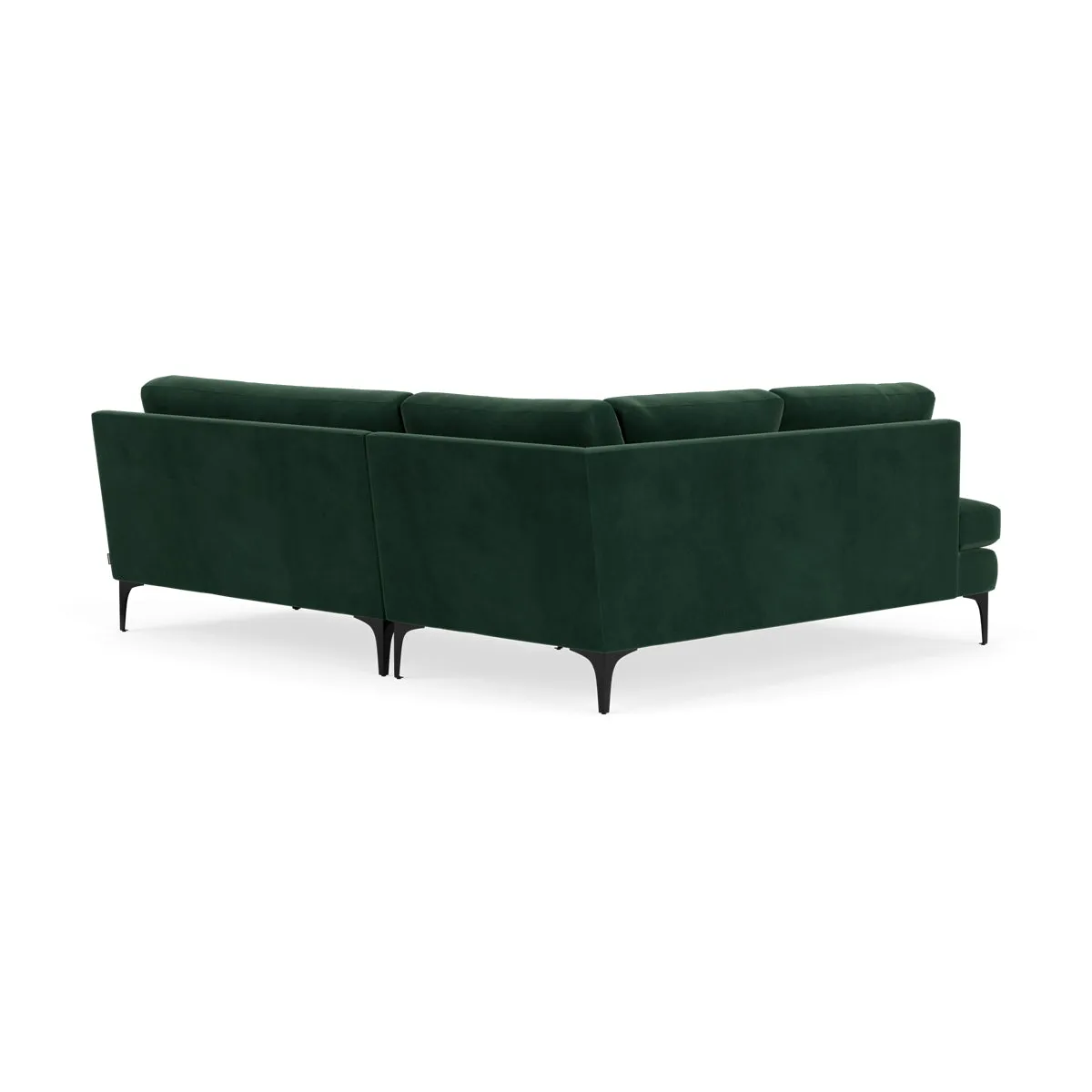 Astha Velvet Left Corner Sofa