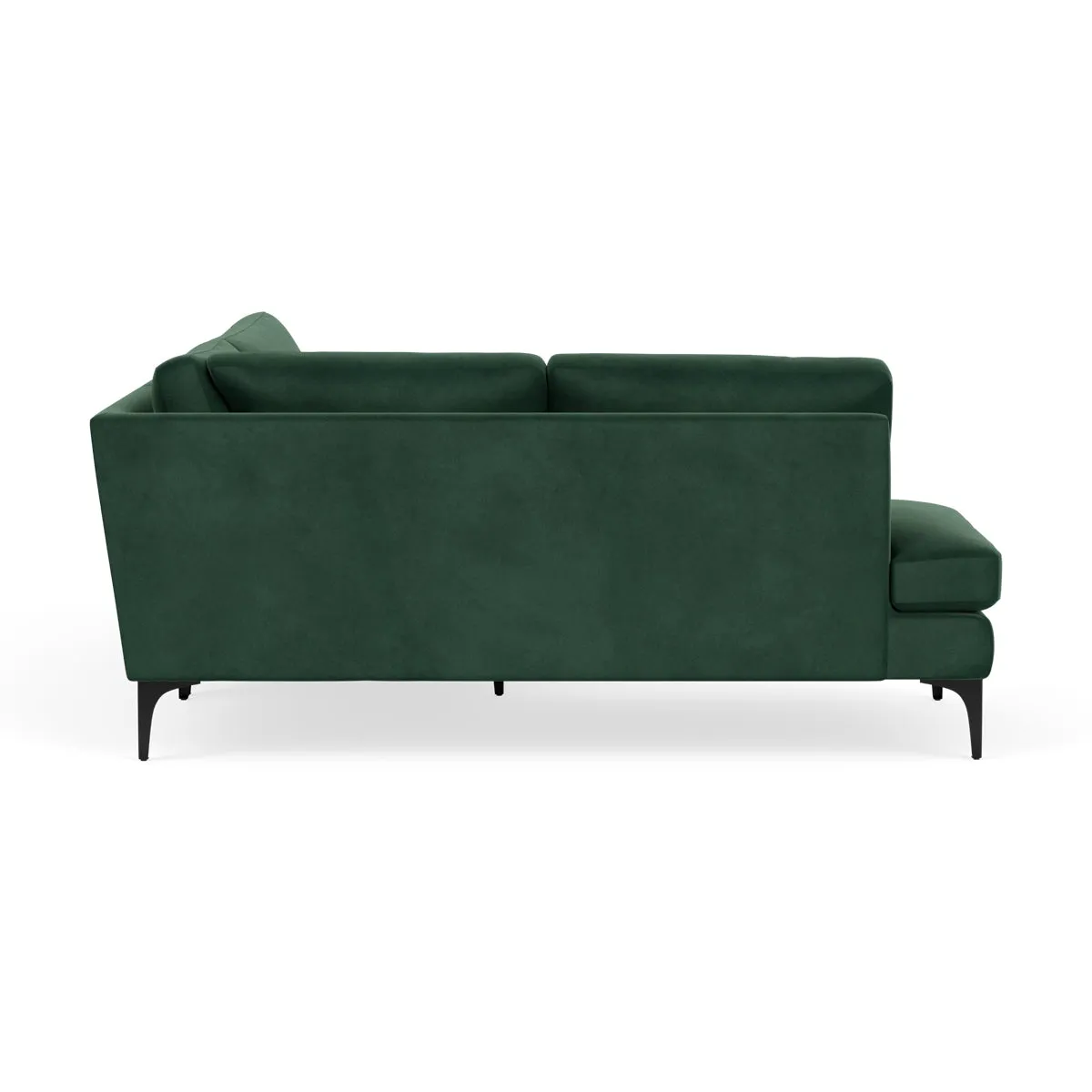 Astha Velvet Left Corner Sofa