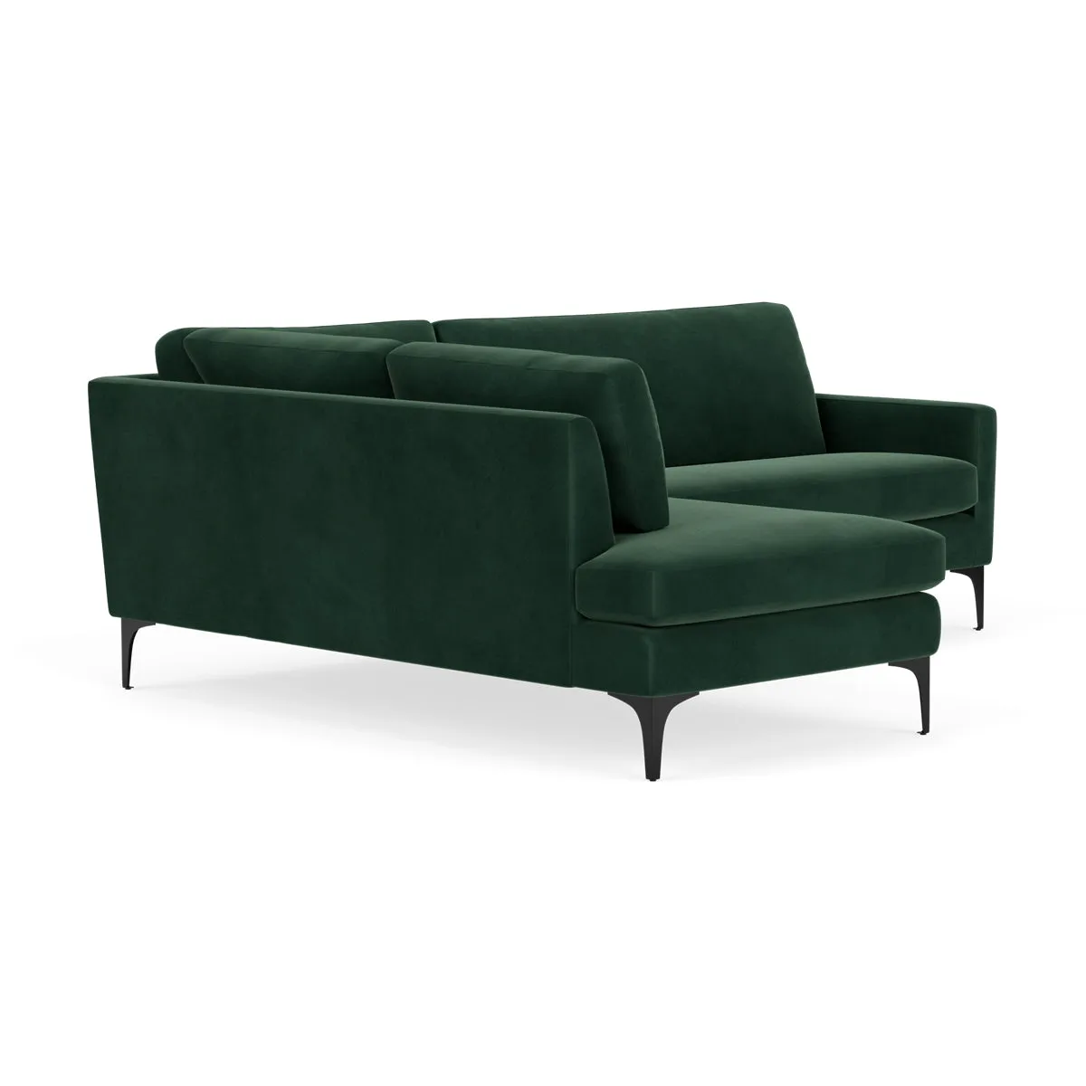 Astha Velvet Left Corner Sofa