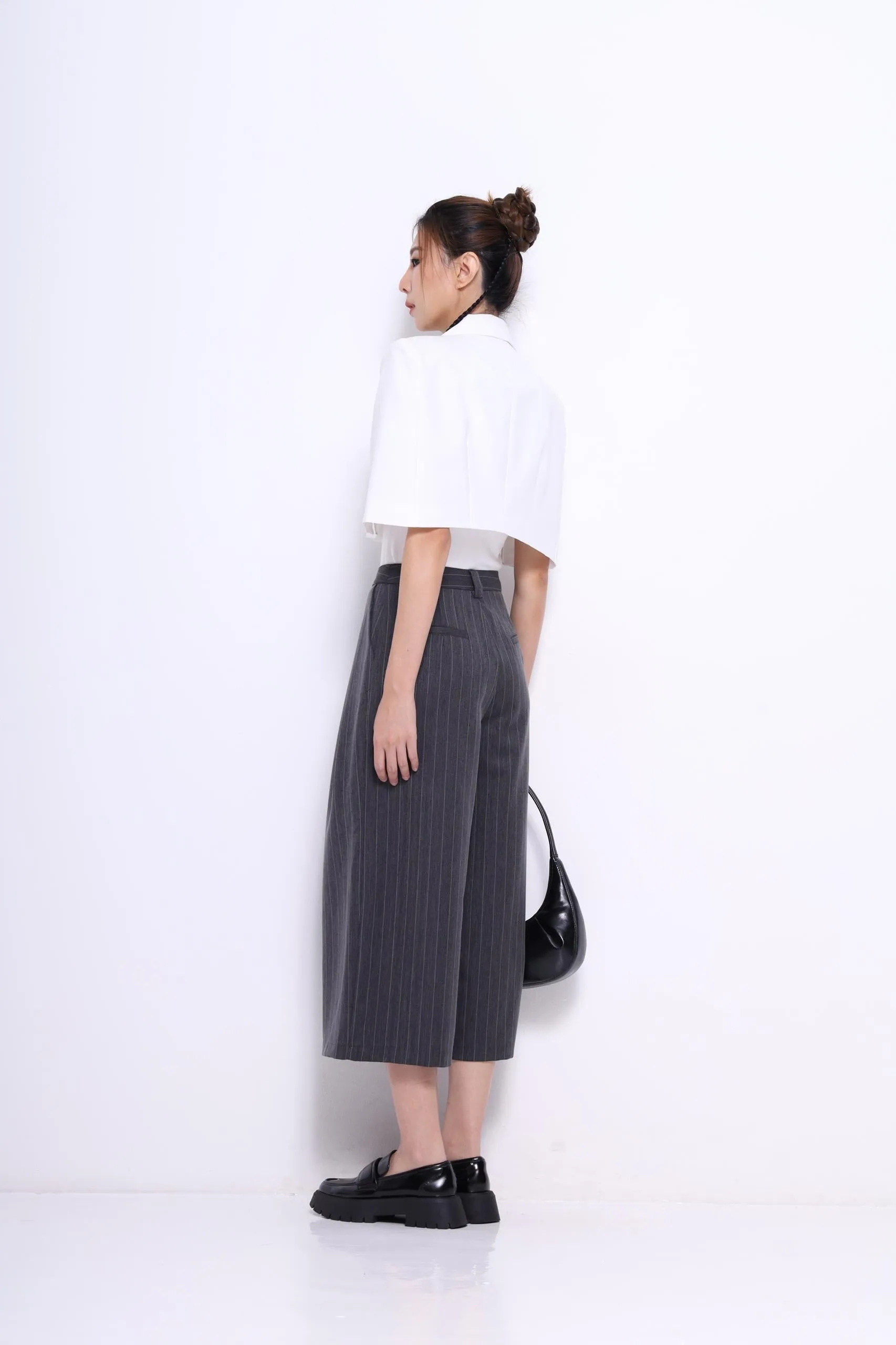 Audrey PInstripe Culottes