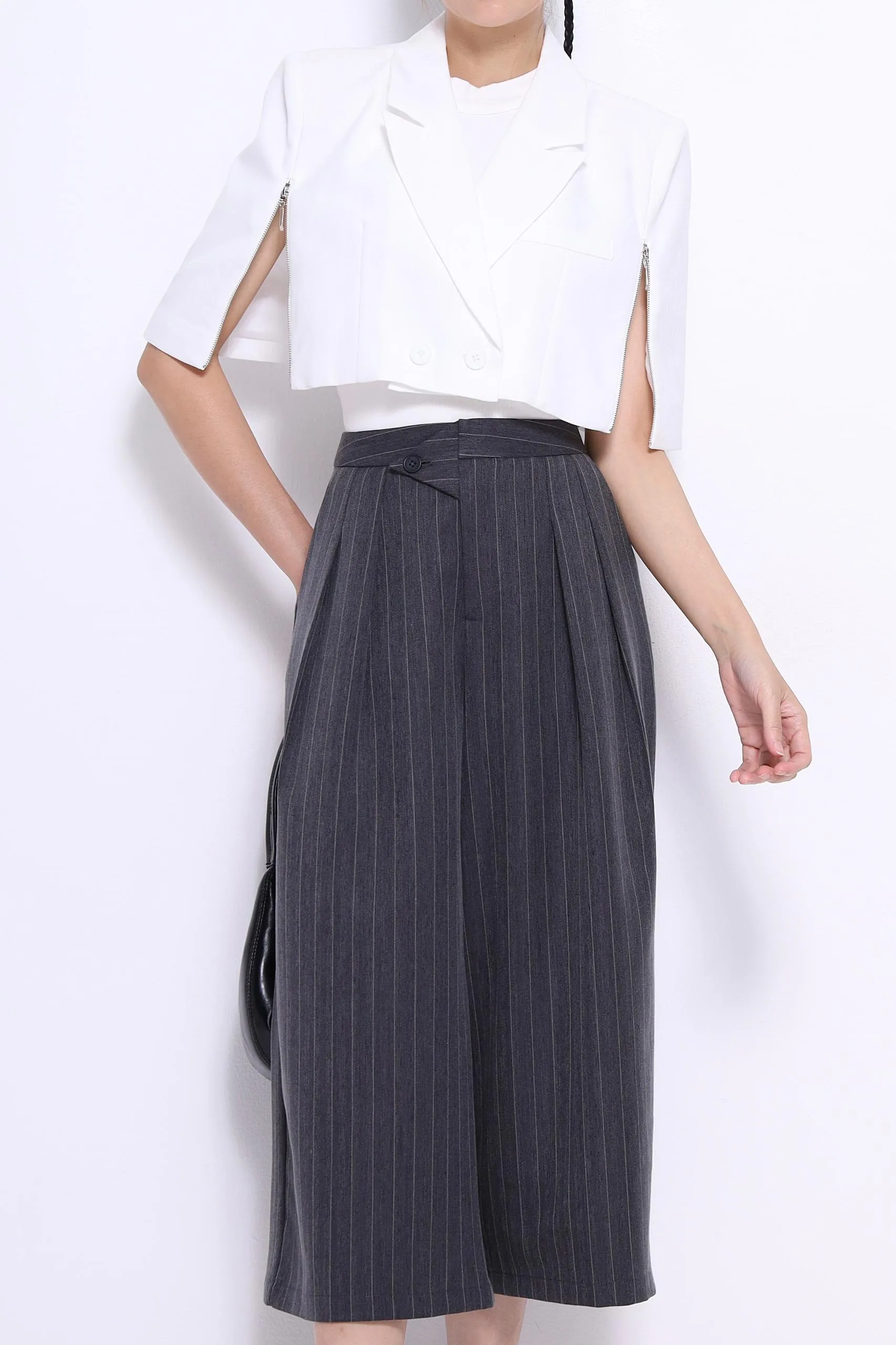 Audrey PInstripe Culottes