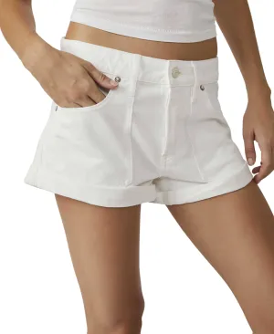 Beginner's Luck Slouch Shorts | Optic White