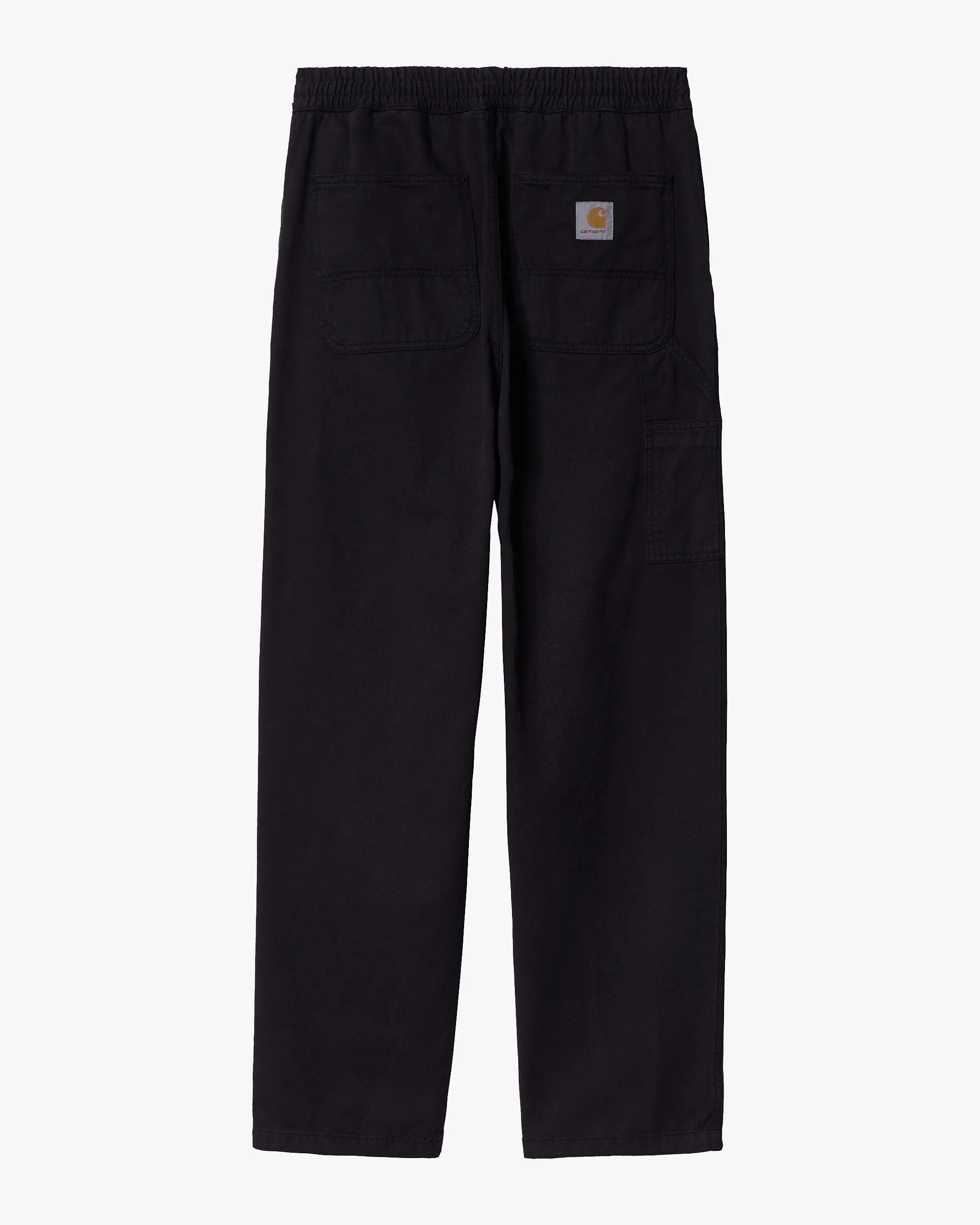 Carhartt WIP Flint Pant Regular Tapered Mens Trousers - Black Garment Dyed