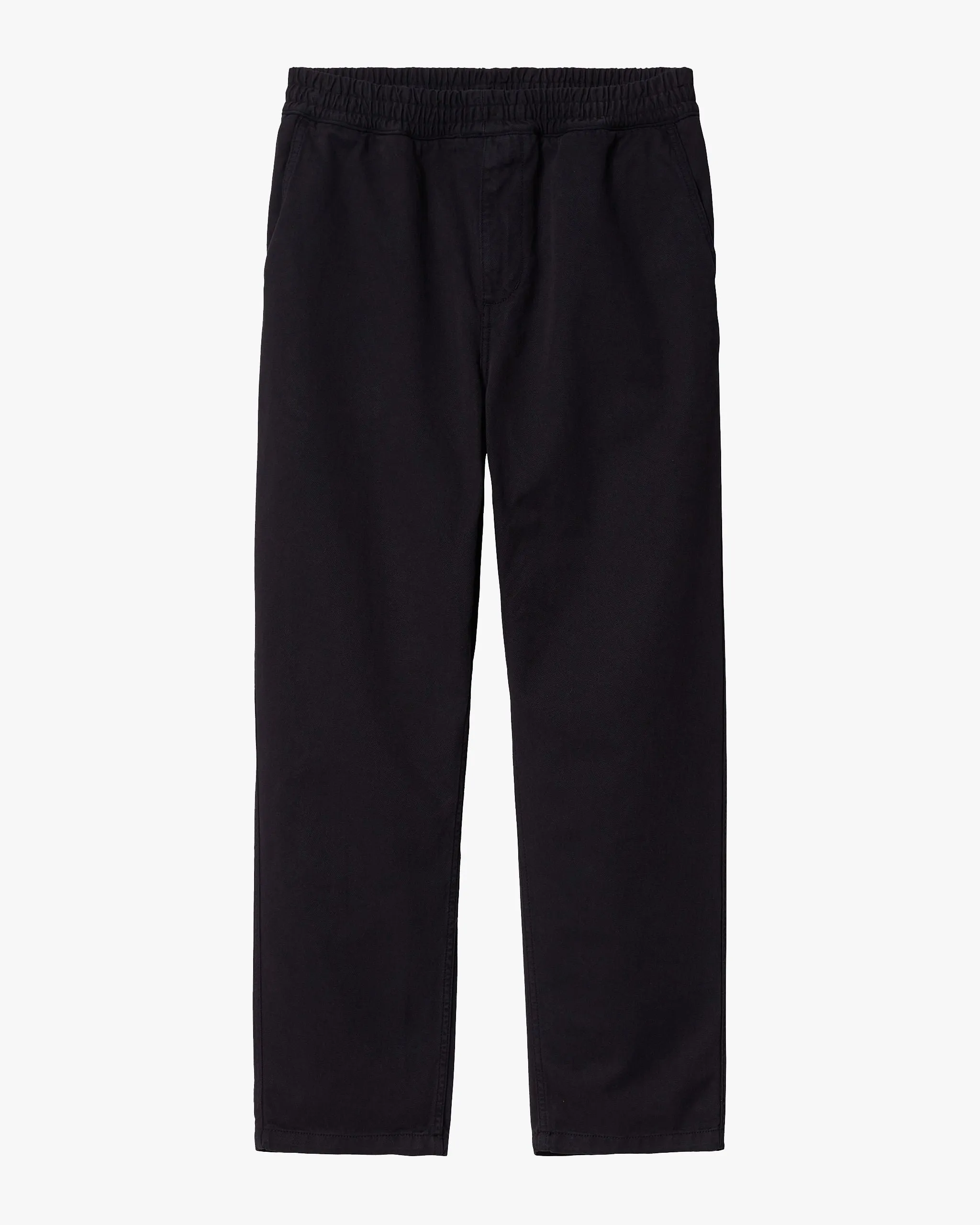 Carhartt WIP Flint Pant Regular Tapered Mens Trousers - Black Garment Dyed