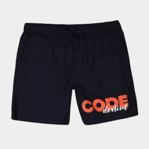 Code Mens Graphic Pool Short Blue/Red _ 182620 _ Blue