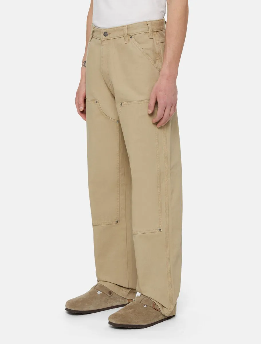 Dickies Duck Canvas Utility Trousers - Stone Washed Desert Sand