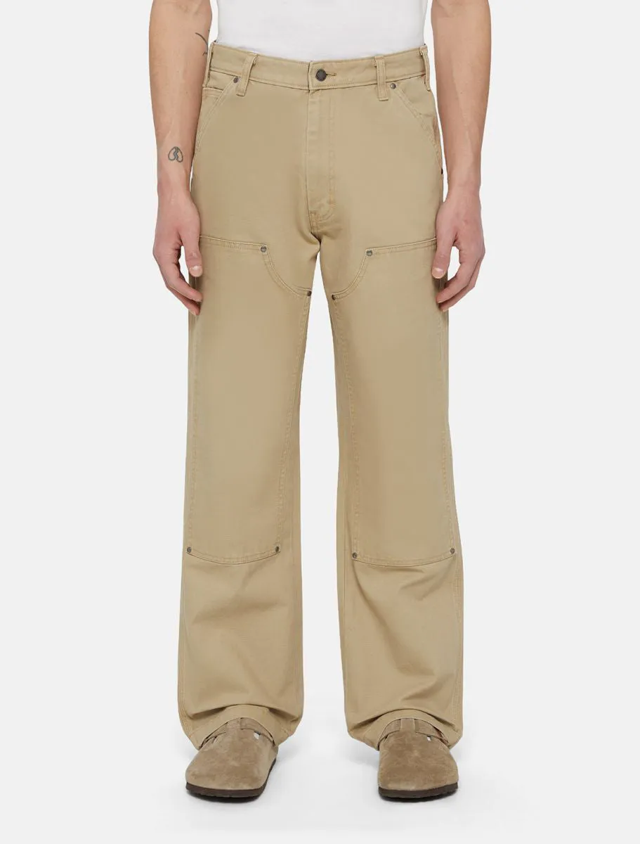 Dickies Duck Canvas Utility Trousers - Stone Washed Desert Sand