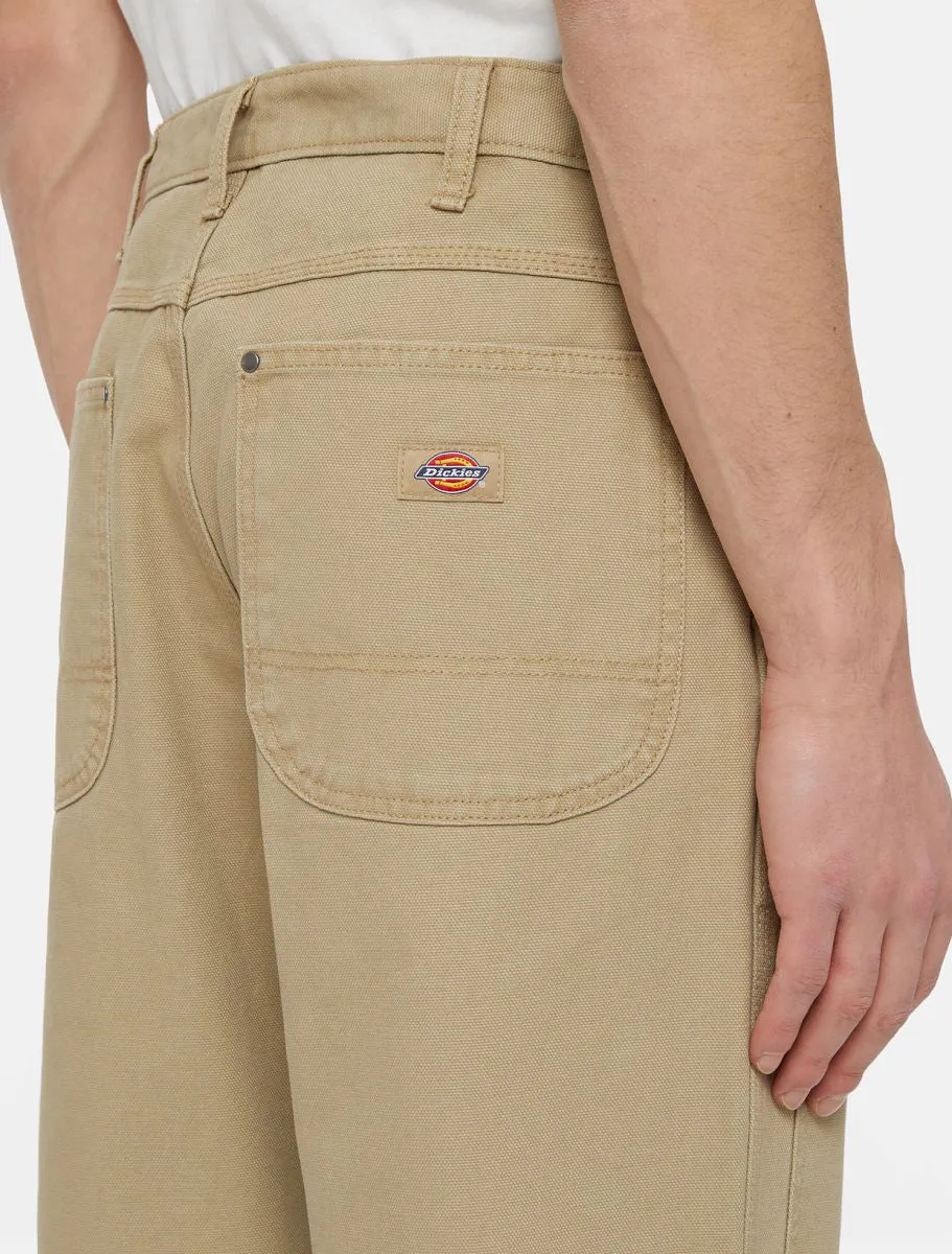 Dickies Duck Canvas Utility Trousers - Stone Washed Desert Sand