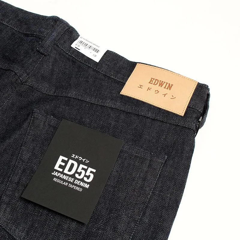 Edwin ED-55 CS Regular Tapered Yuuki Blue Denim Jeans