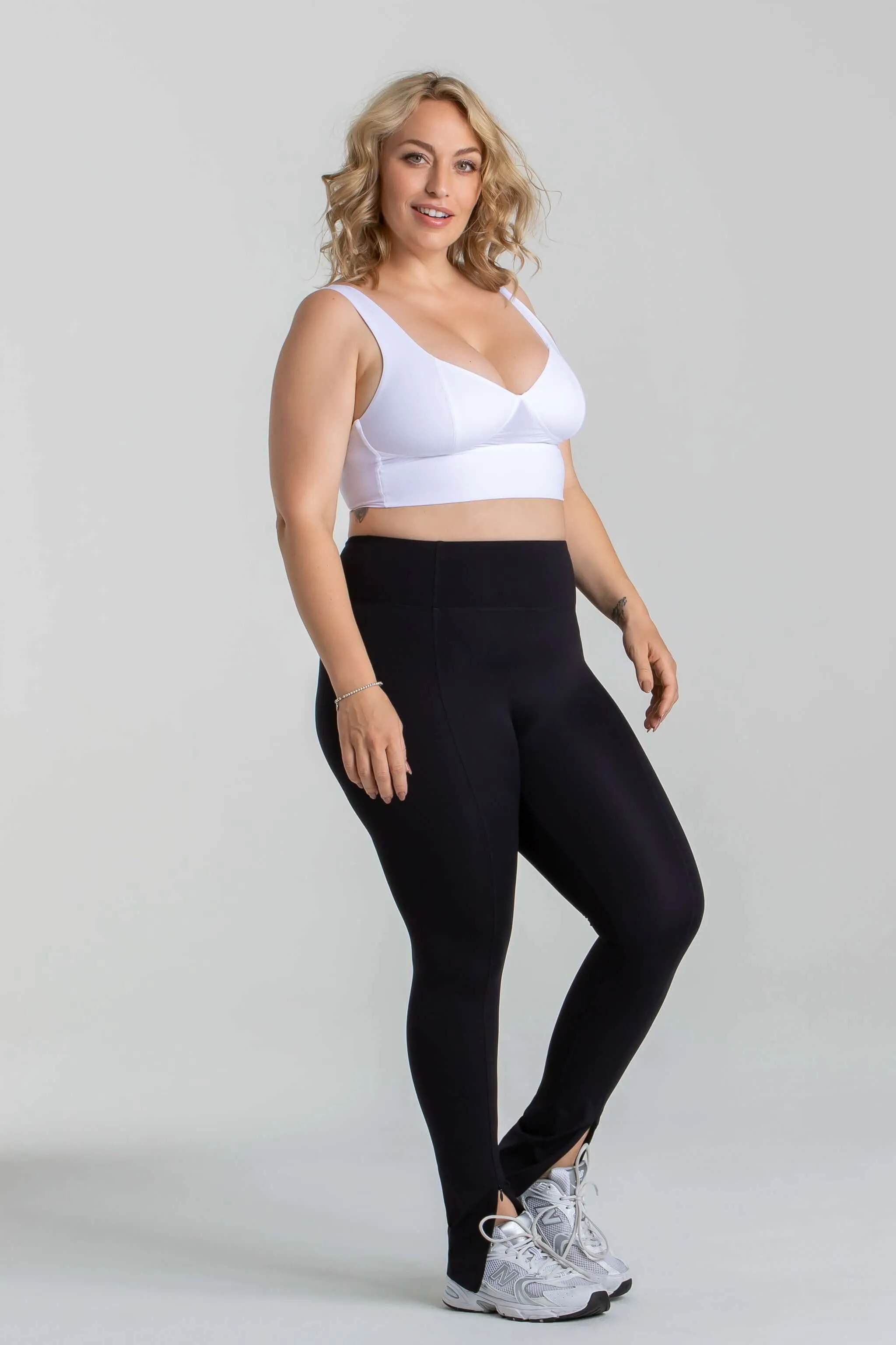 Element Korsett Crop Top - Weiß