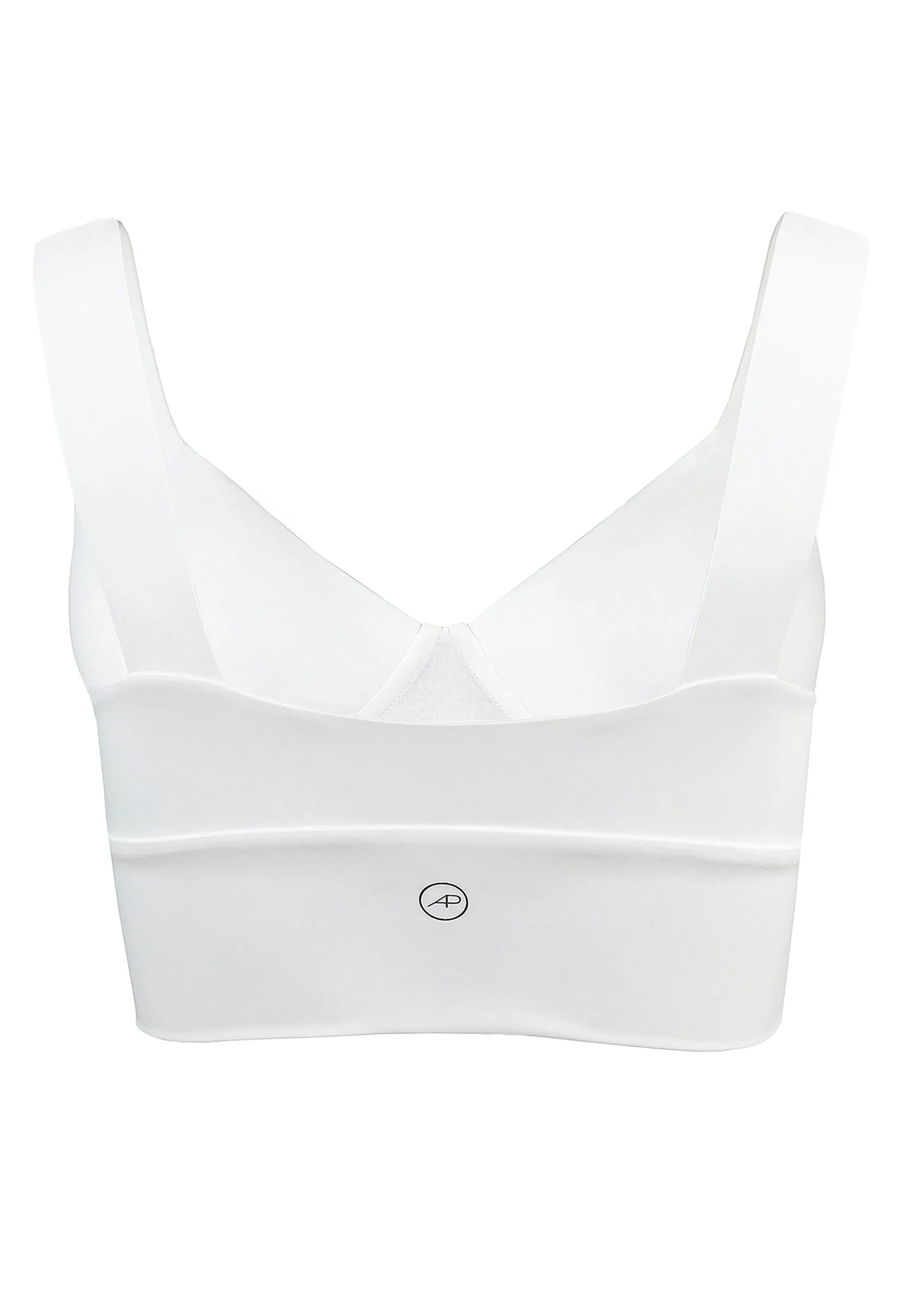 Element Korsett Crop Top - Weiß