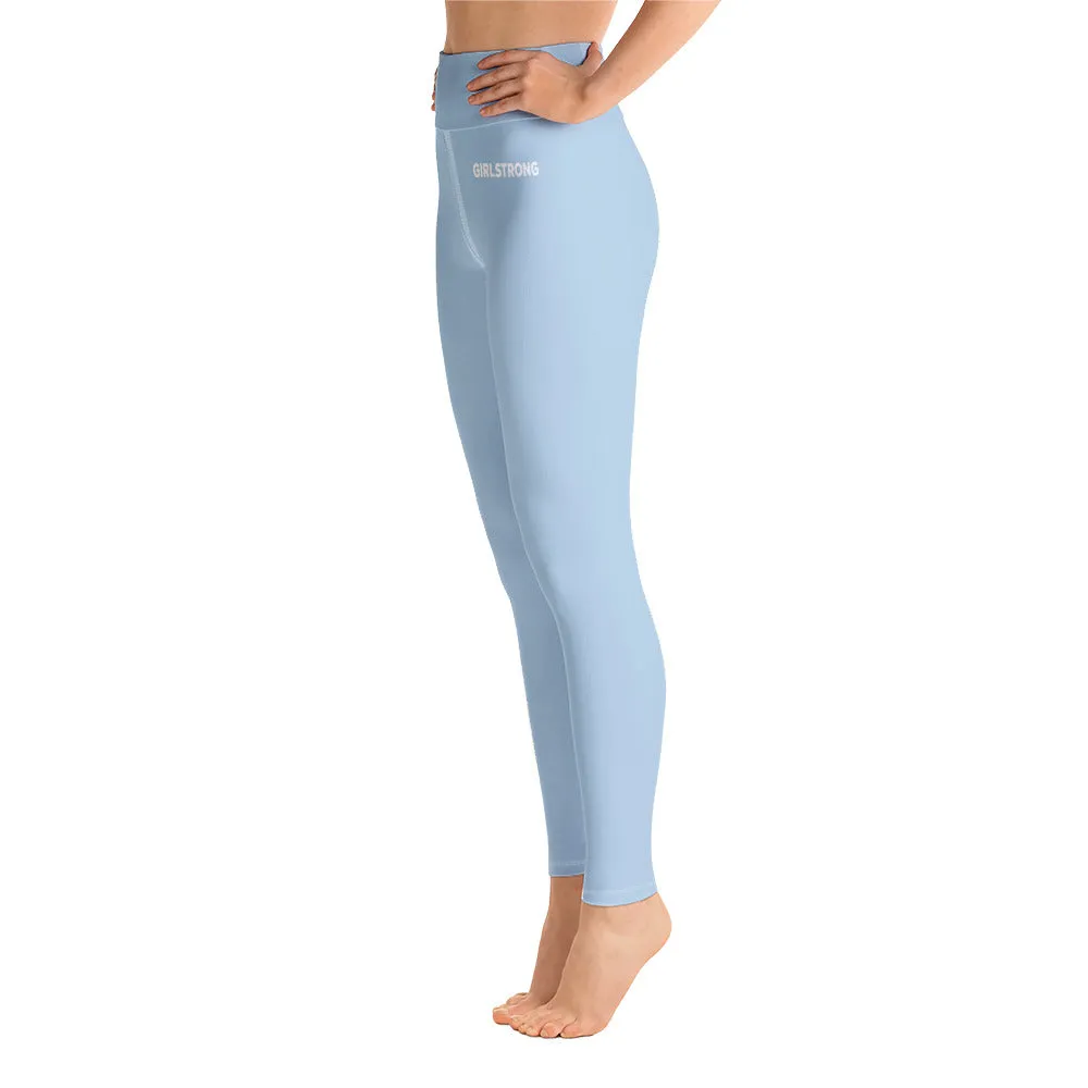 ELEVATED ESSENTIALS, BOOTY BOOSTING HIGH WAISTBAND LEGGING LIGHT BLUE