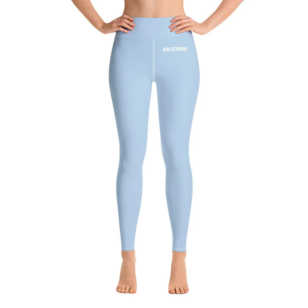 ELEVATED ESSENTIALS, BOOTY BOOSTING HIGH WAISTBAND LEGGING LIGHT BLUE