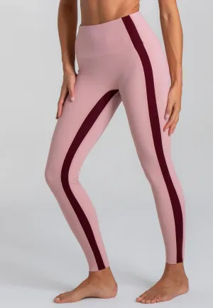 Expression Leggings mit hohem Bund – Rose Blossom