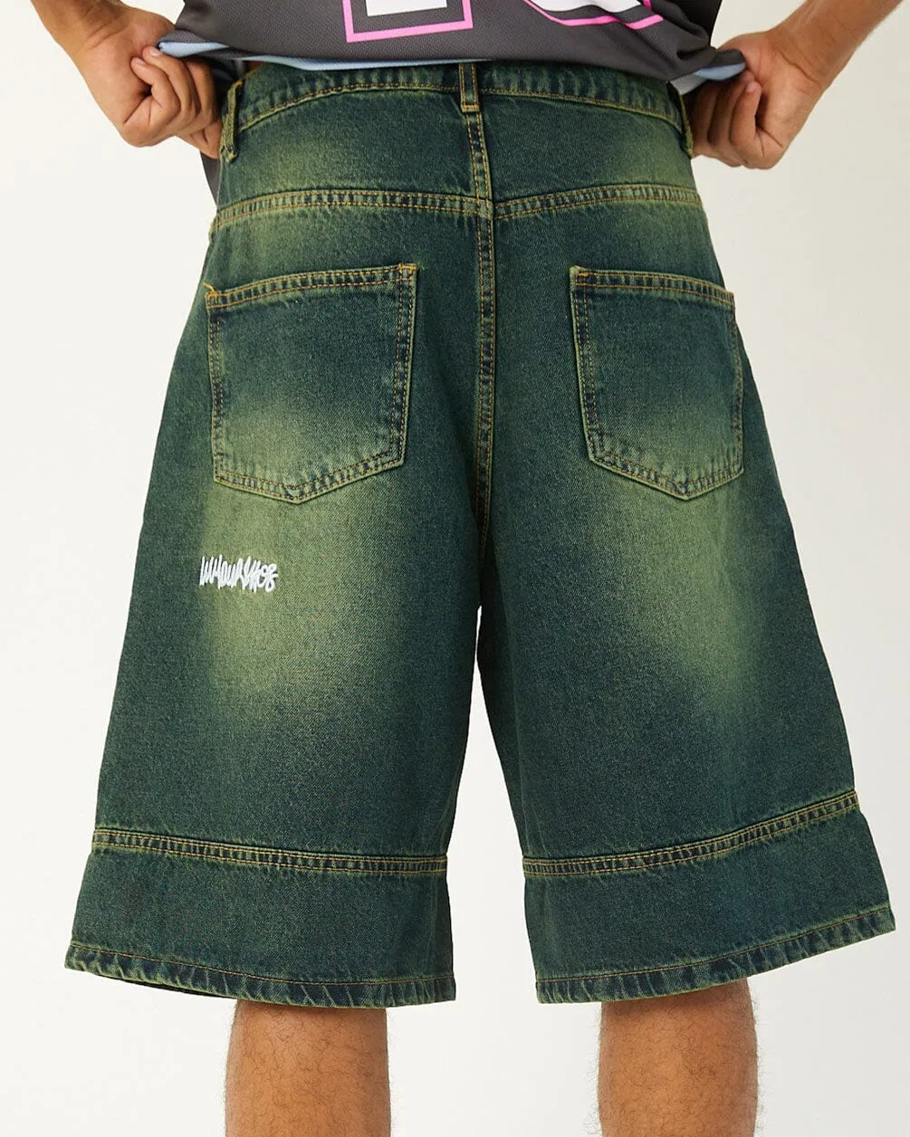 Green Tinted Jorts