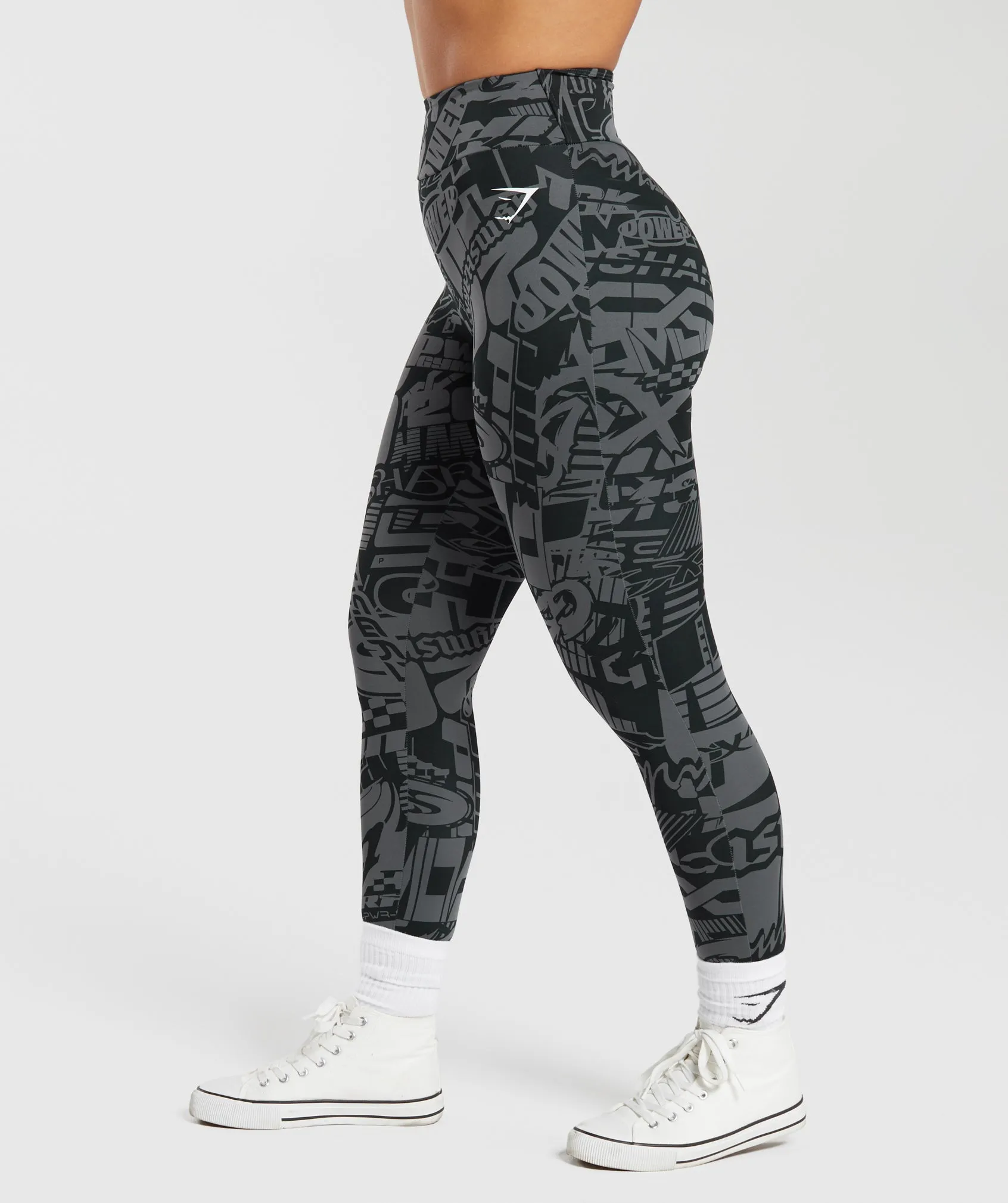 GS Power Regular Leggings - Dark Grey