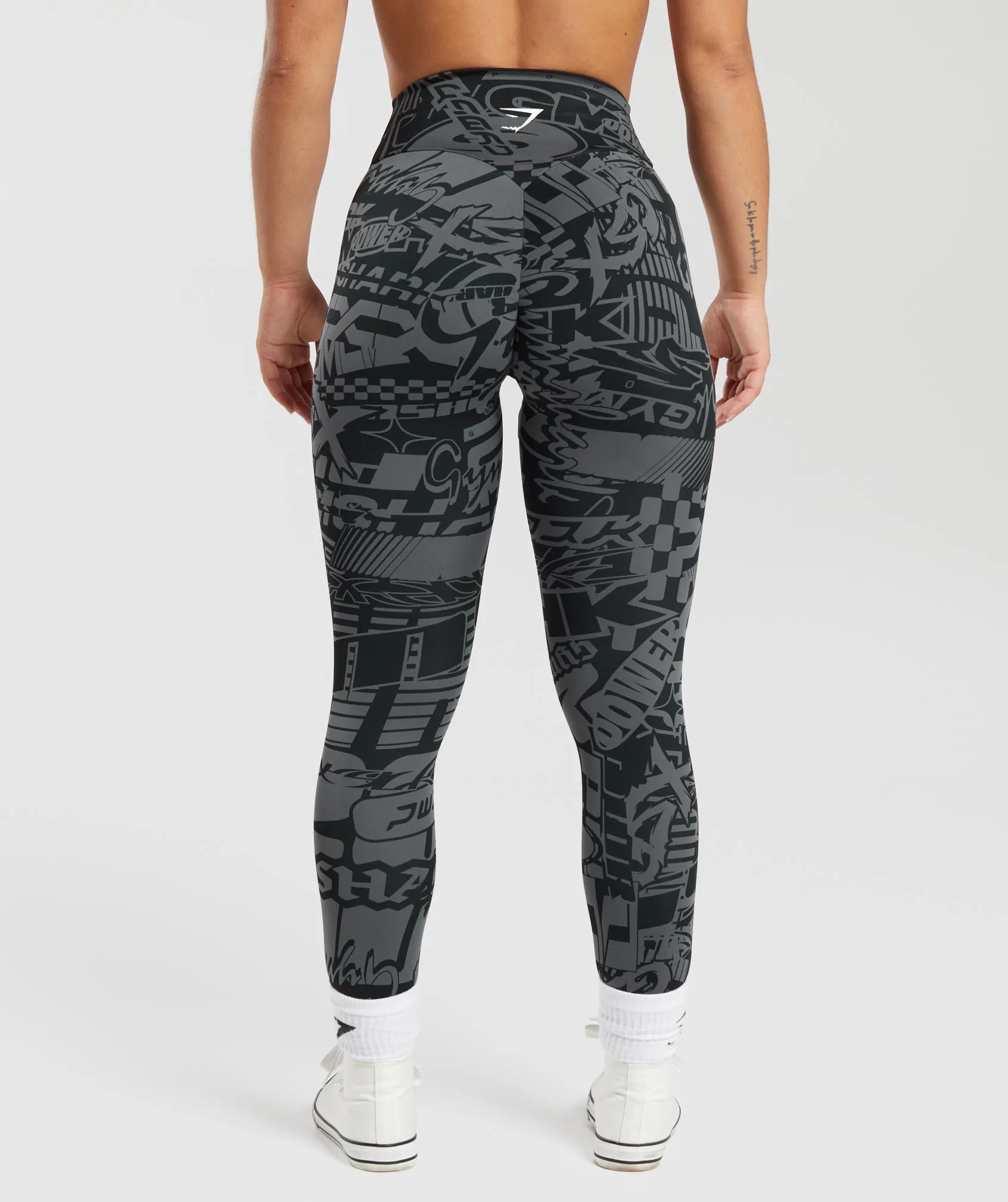 GS Power Regular Leggings - Dark Grey