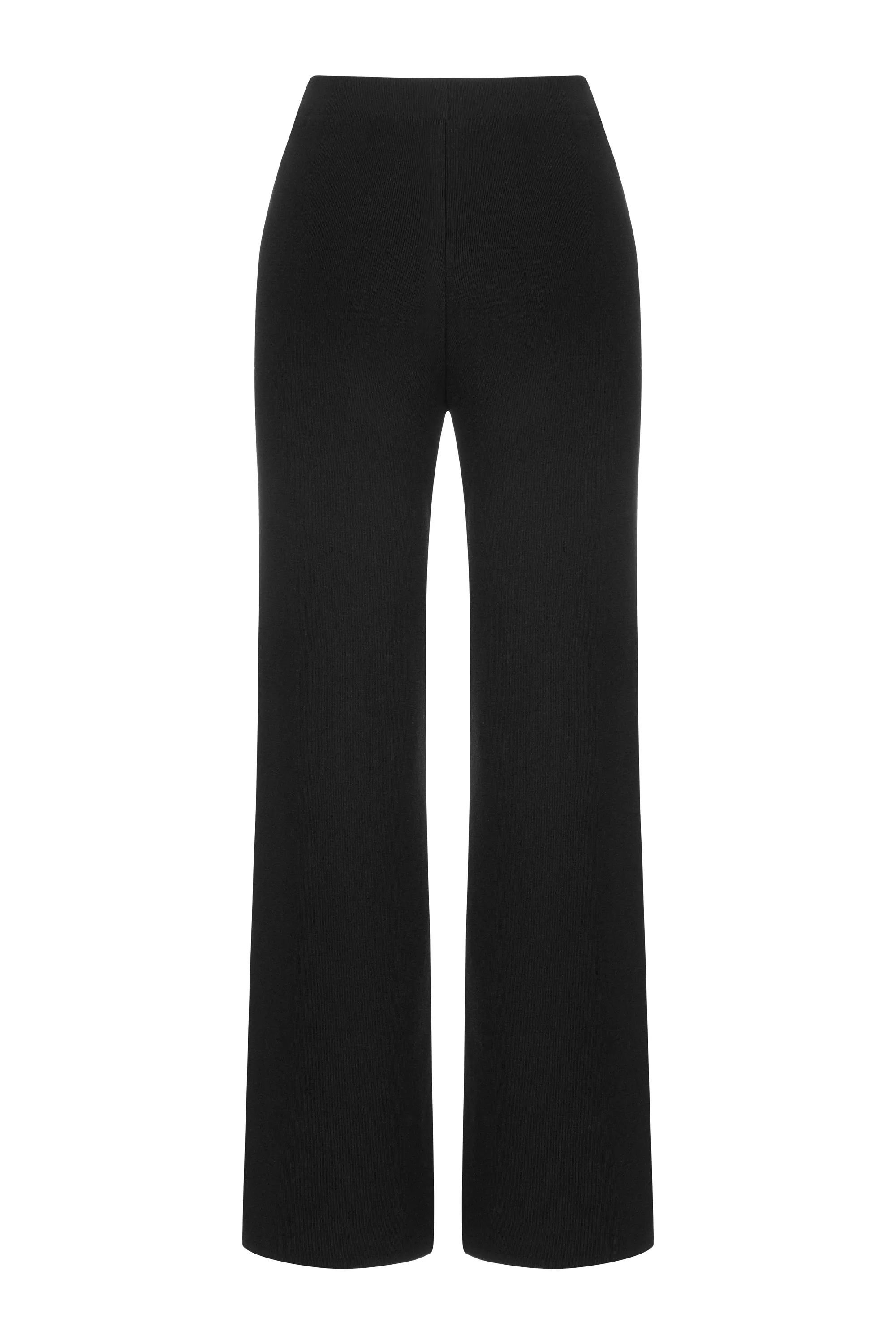 High Waist Knit Pants