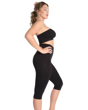 High-Waisted Tummy Control Shaping Capri Leggings