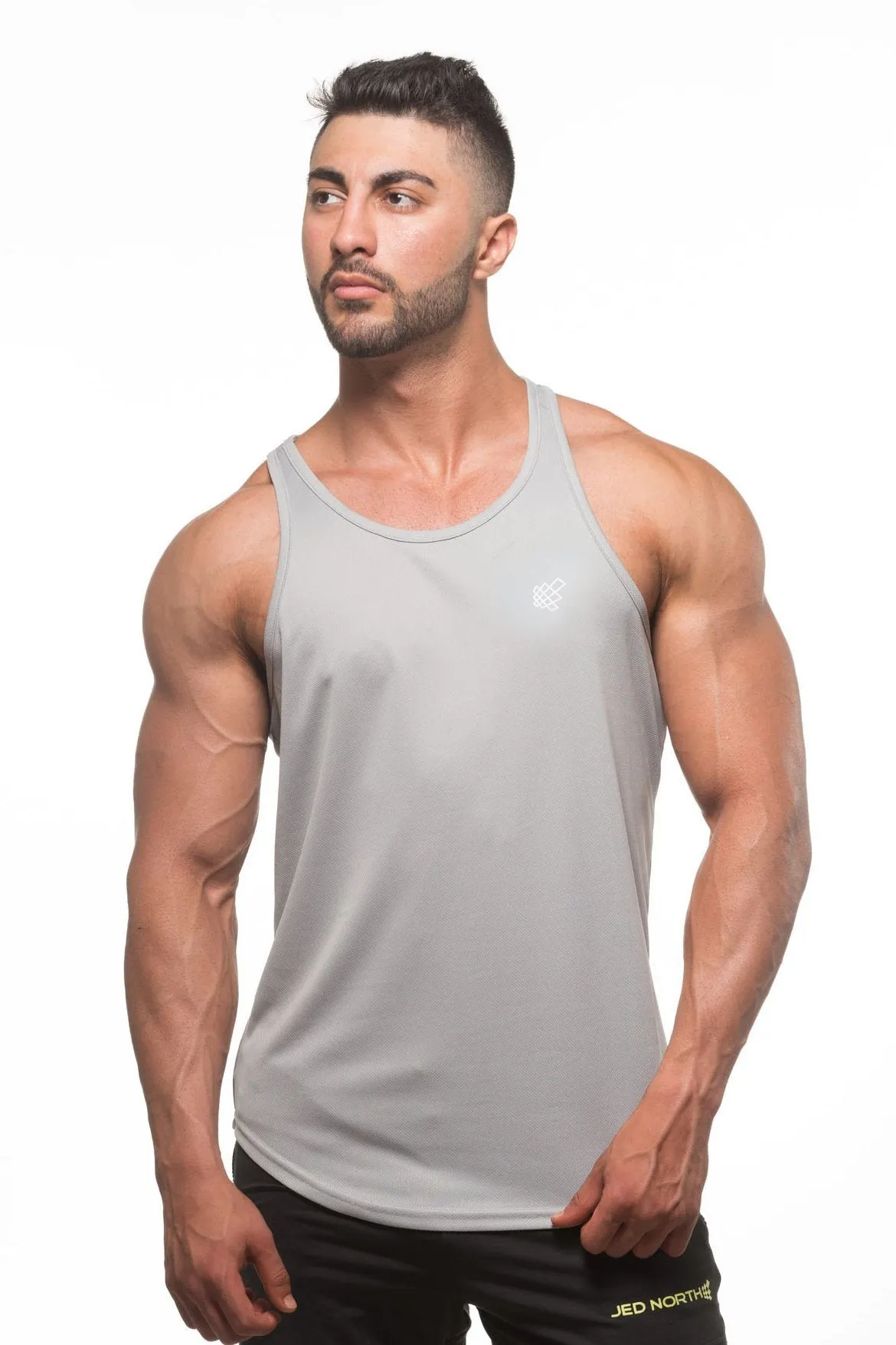 Jed North Microfiber Dri-fit tank silver