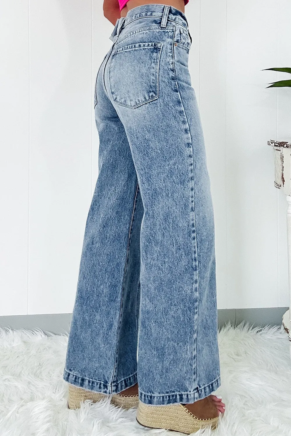 Just BE. SYN Shari High Waist Wide Leg Jeans