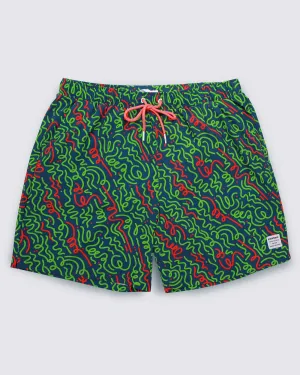 Mens Board Shorts - Neo (Green)