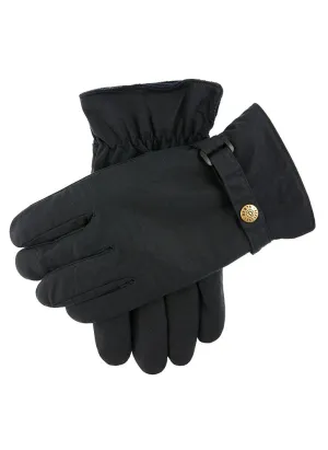 Men's Fleece-Lined Waxed Cotton Gloves