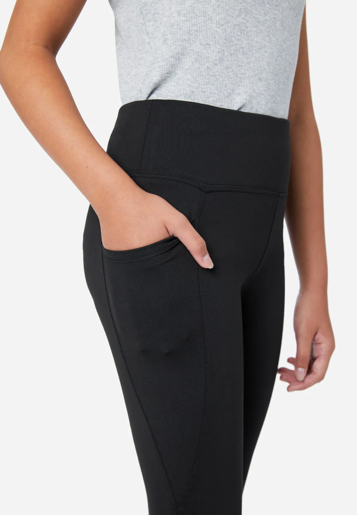 Mesh Cutout Full-Length Leggings