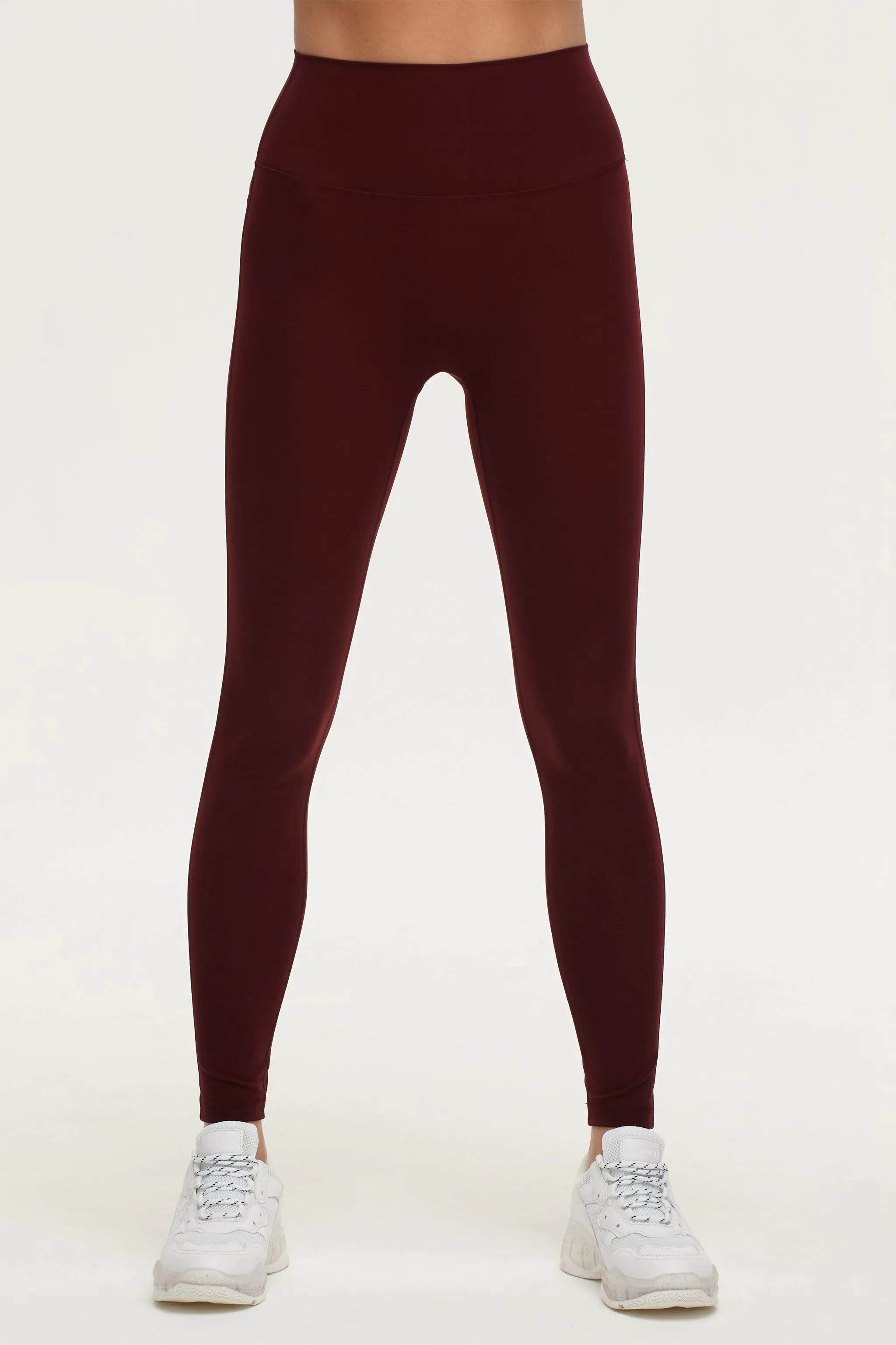 Motion Leggings mit hohem Bund - Henna Red