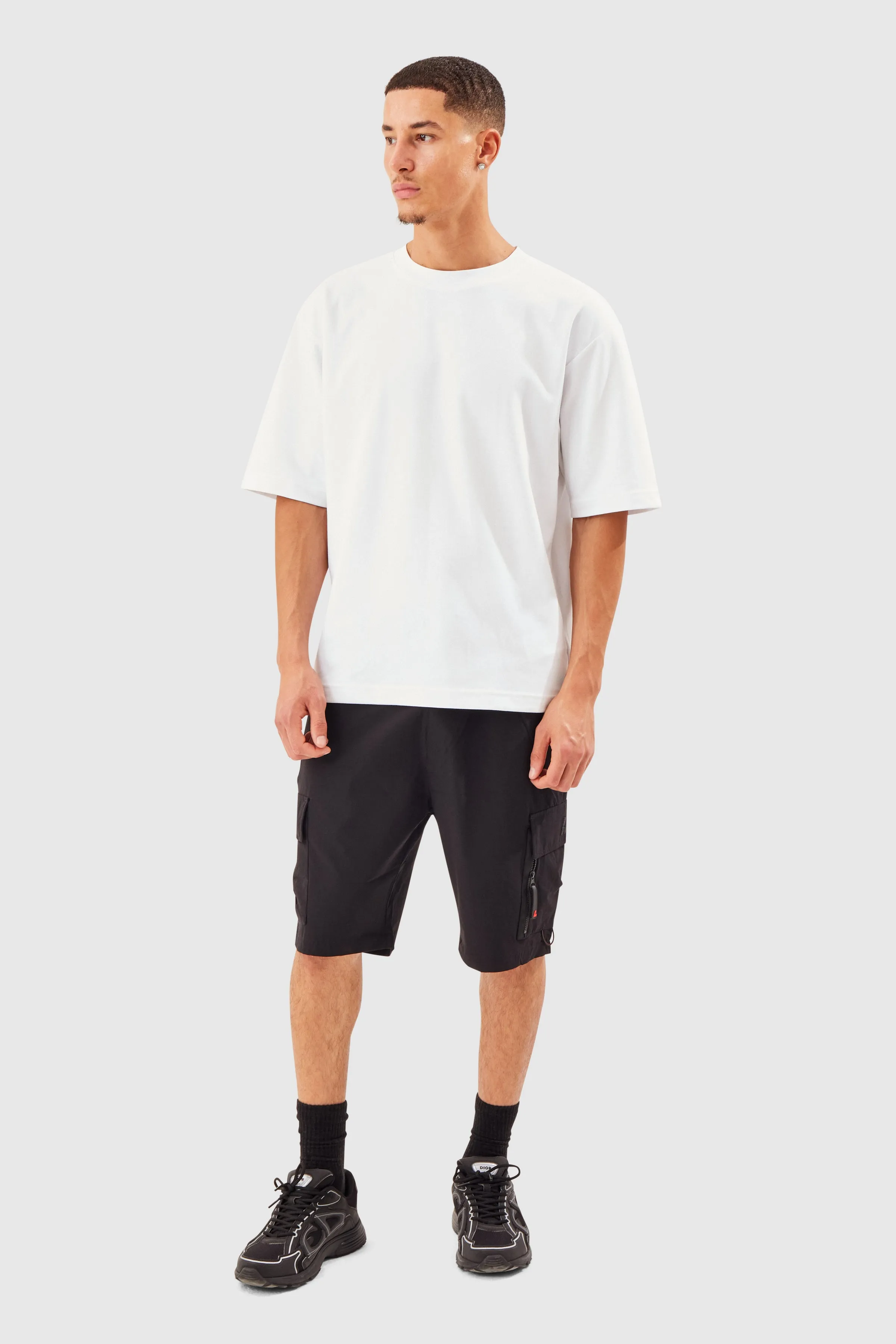 NAVIGATE 2.0 CARGO SHORT - BLACK