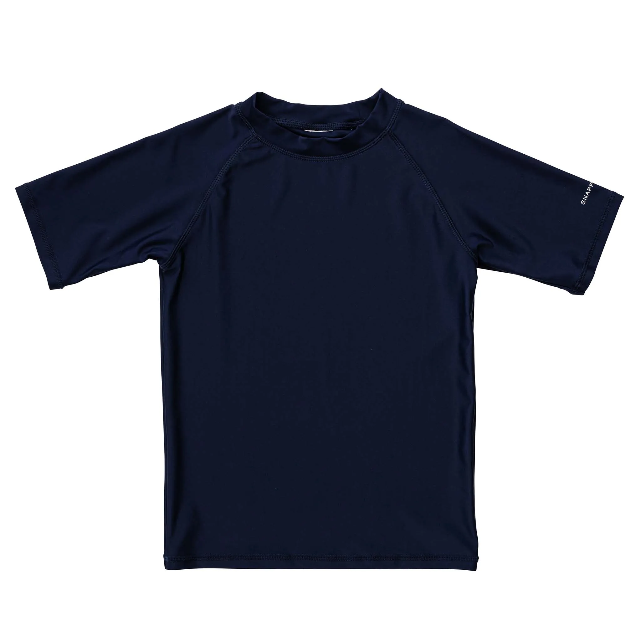 Navy SS Rash Top