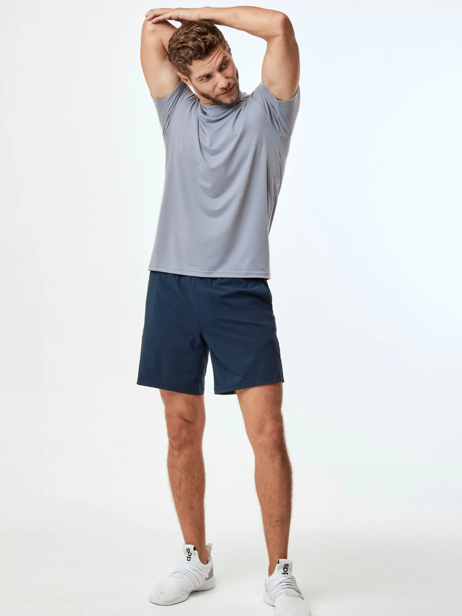 Navy Stretch Performance Shorts