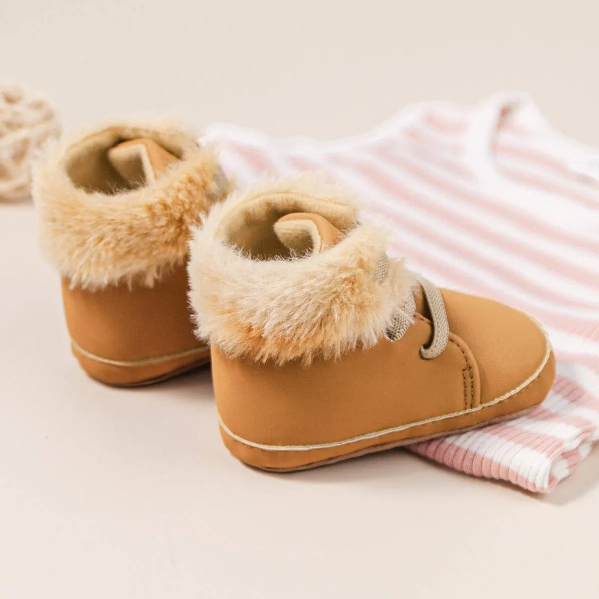 New Fleece-lined Warm Baby Shoes