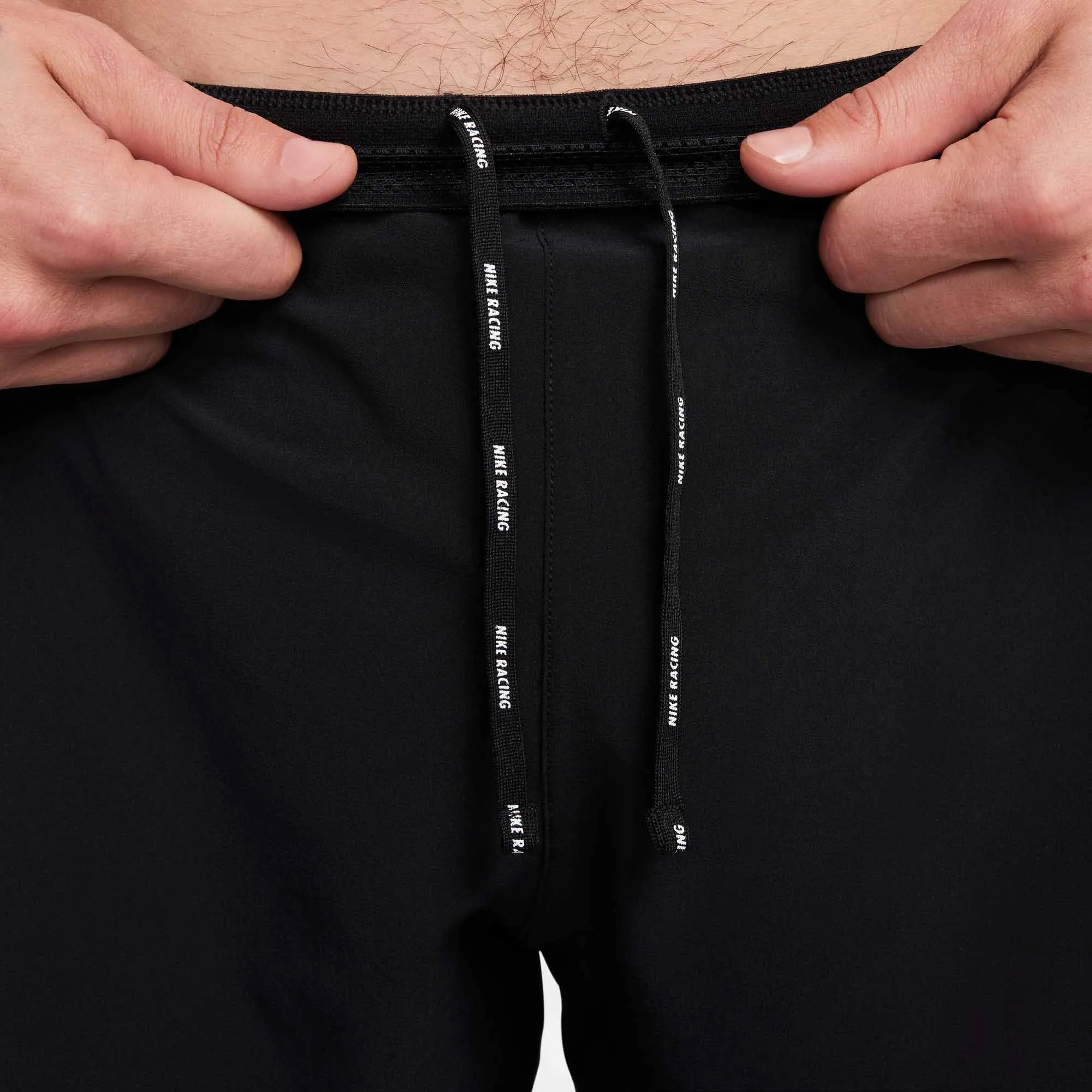 Nike | Men's AeroSwift Dri-FIT ADV 4" Brief-Lined Running Shorts - Black/Summit White