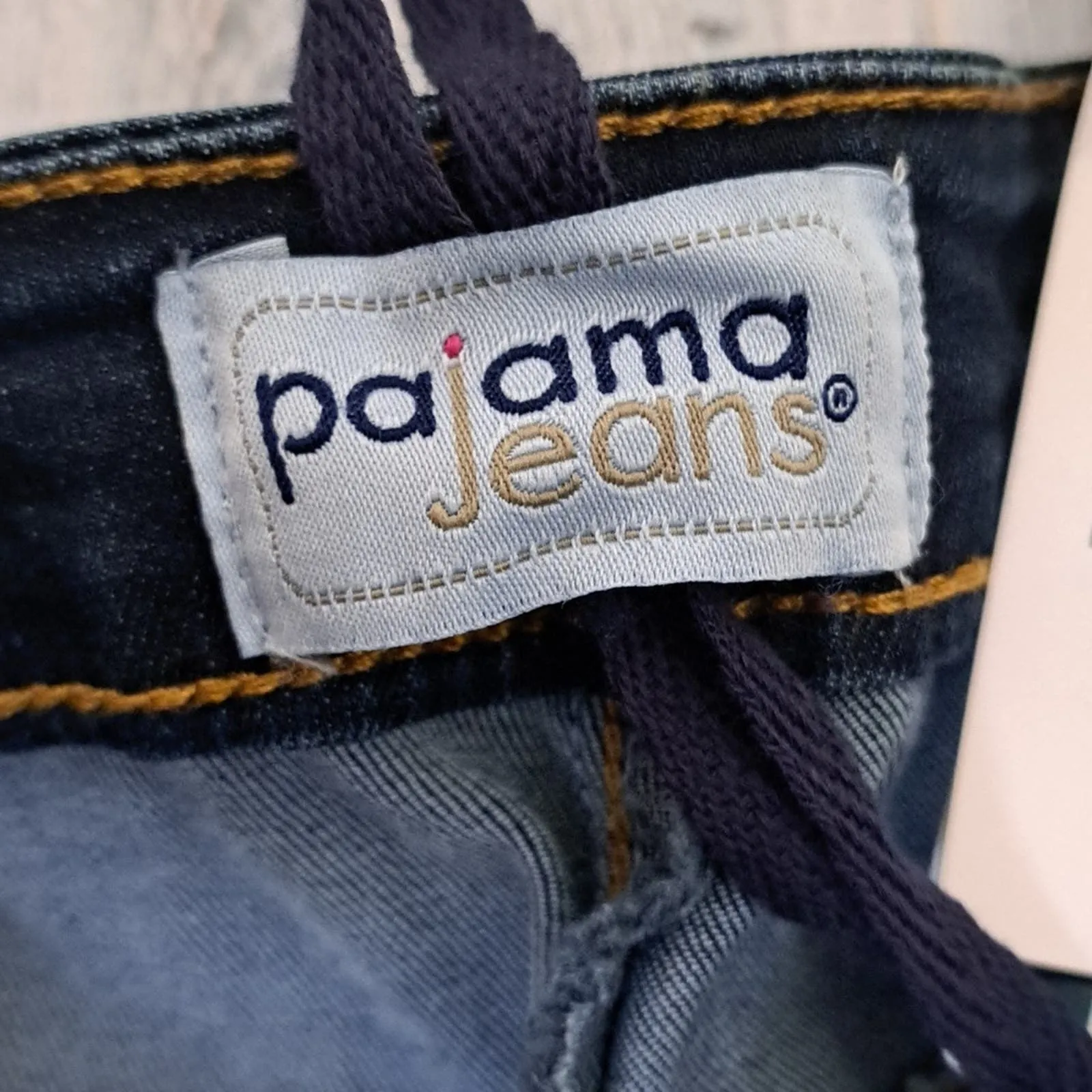 PajamaJeans Bermuda Shorts - Indigo Wash XL