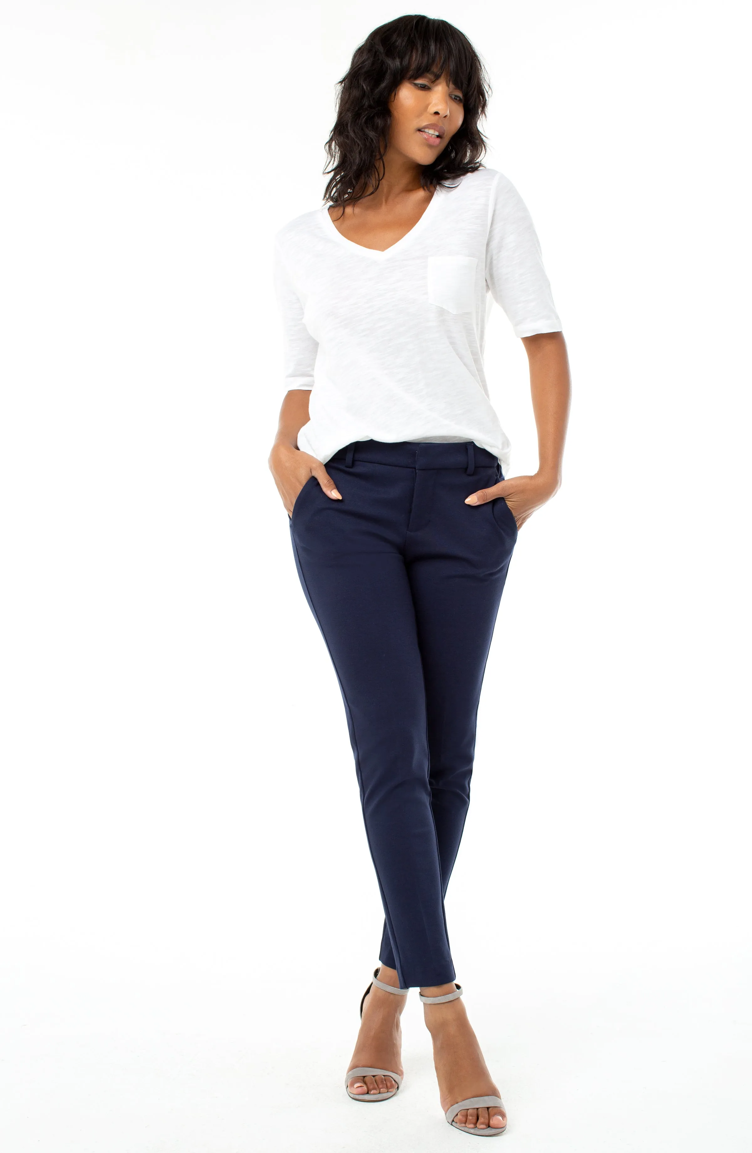 PETITE KELSEY KNIT TROUSER SUPER STRETCH