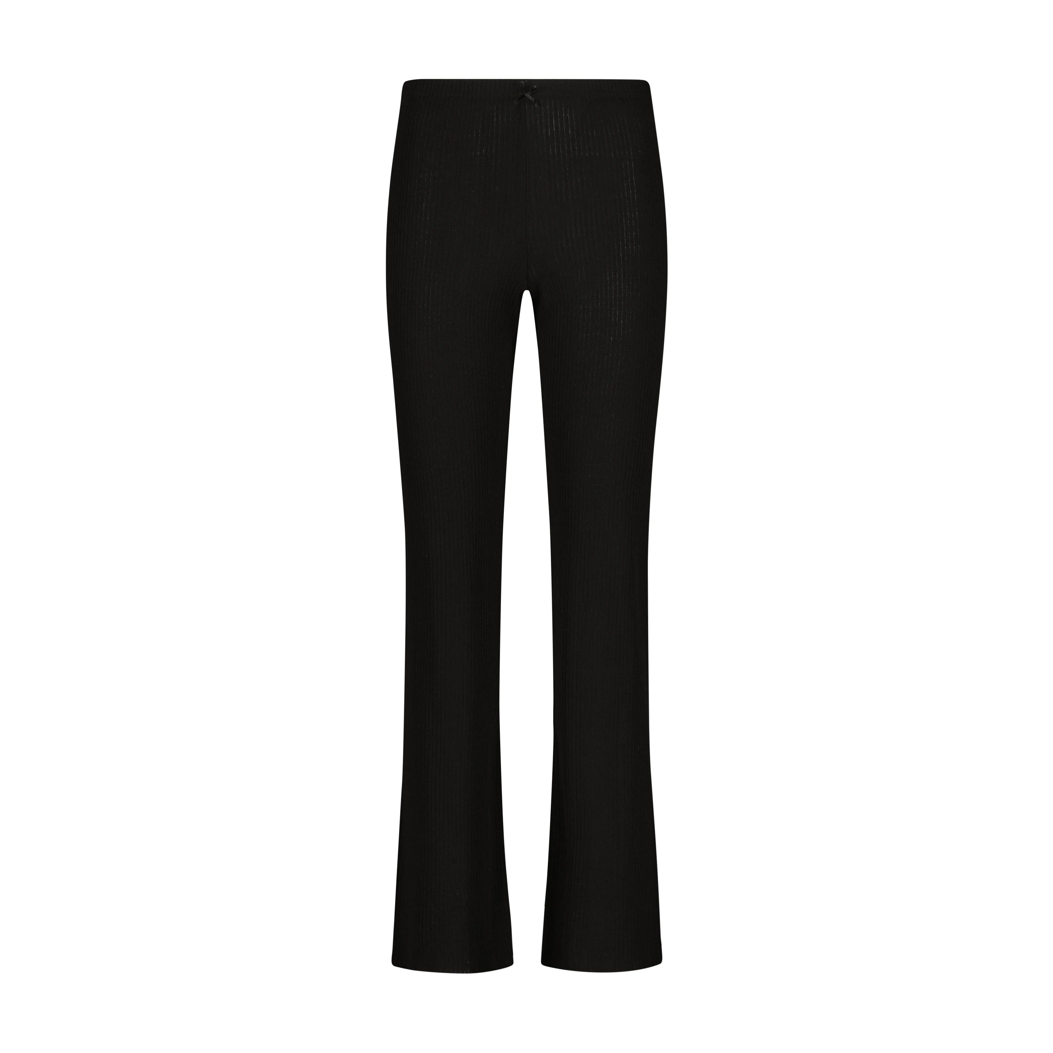 Polkadot Black Rib LONG PANT HI RISE