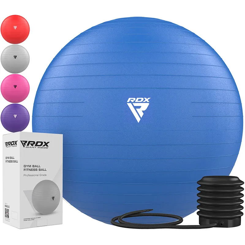 RDX B1 Inflatable Anti-Slip Yoga Ball with Portable Foot Air Pump