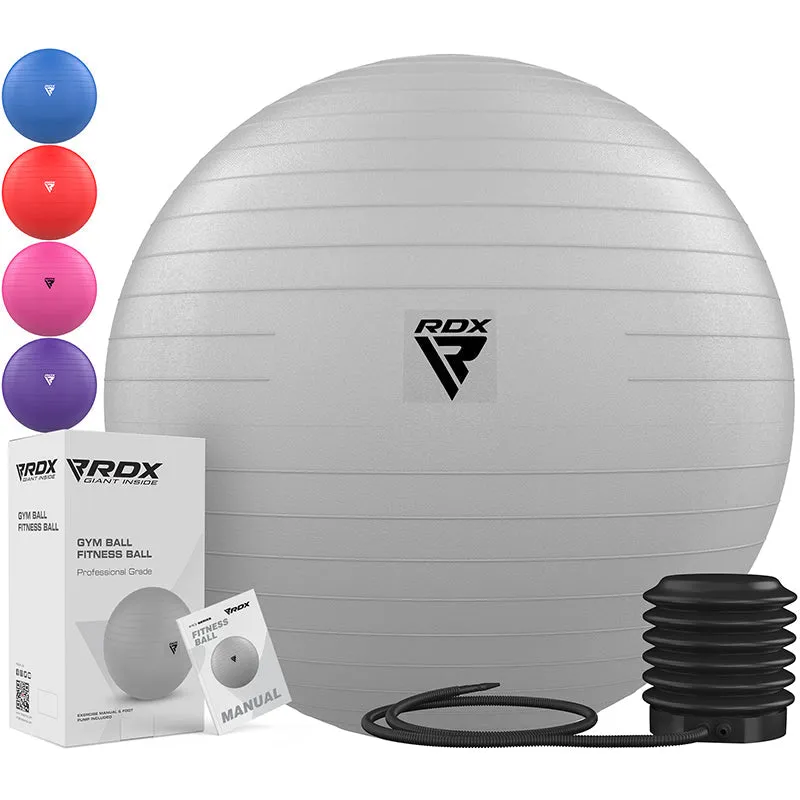 RDX B1 Inflatable Anti-Slip Yoga Ball with Portable Foot Air Pump