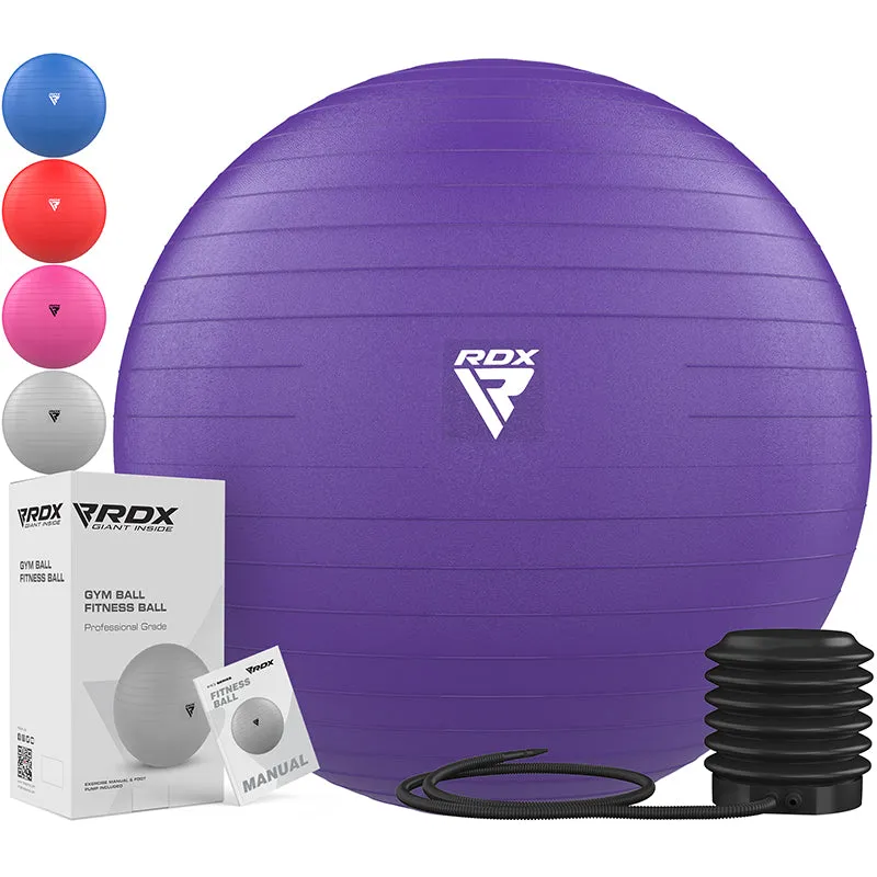 RDX B1 Inflatable Anti-Slip Yoga Ball with Portable Foot Air Pump