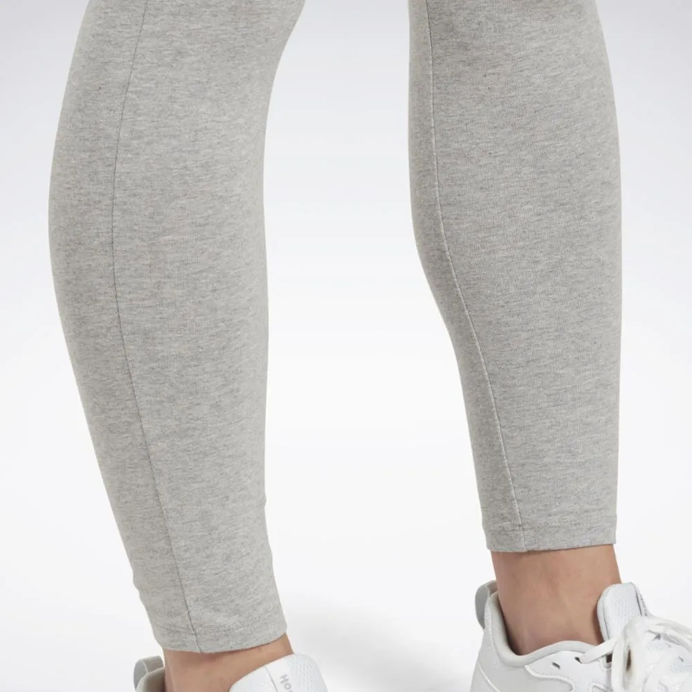 Reebok Apparel Women Reebok Identity Cotton Leggings MGREYH