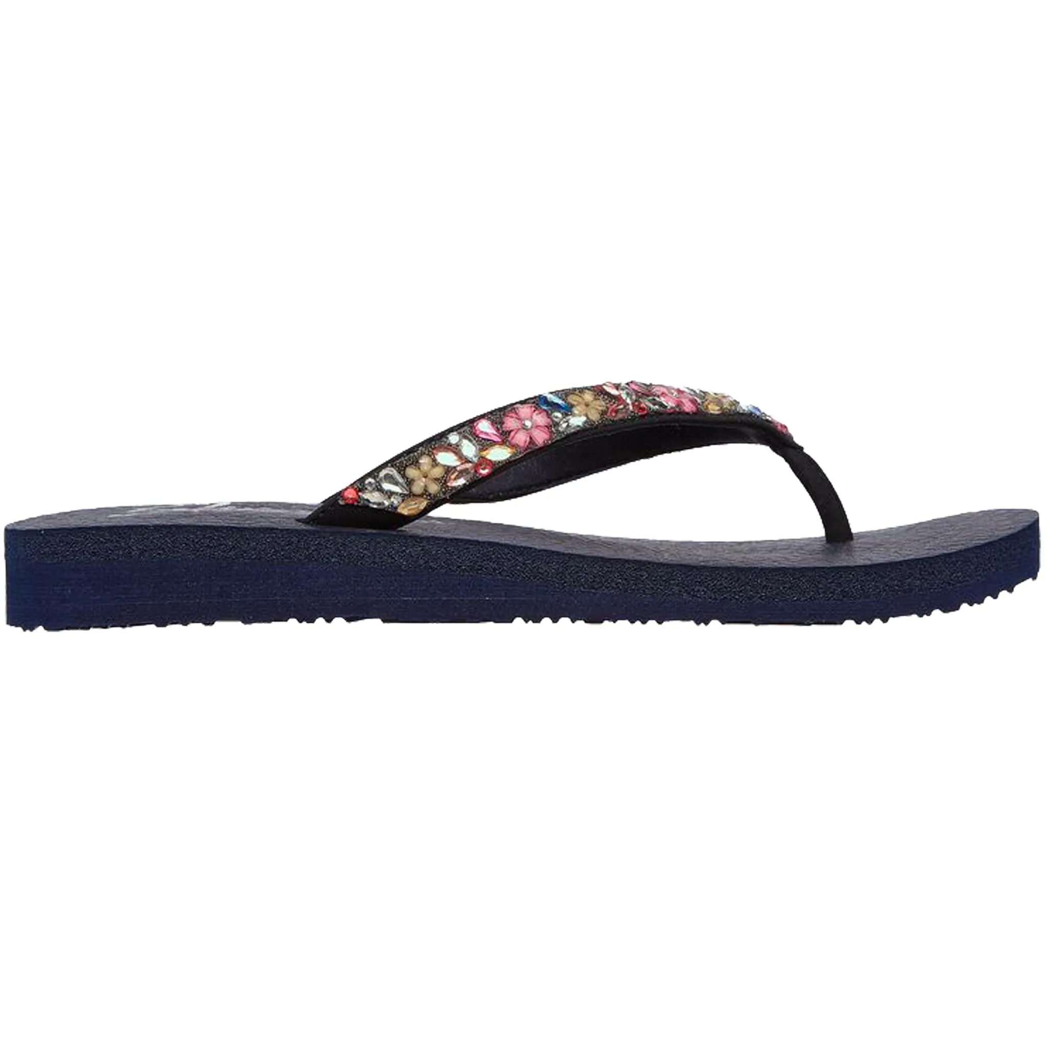 Skechers Women's 119153 Meditation Daisy Garden Vegan Yoga Foam Thong Sandals