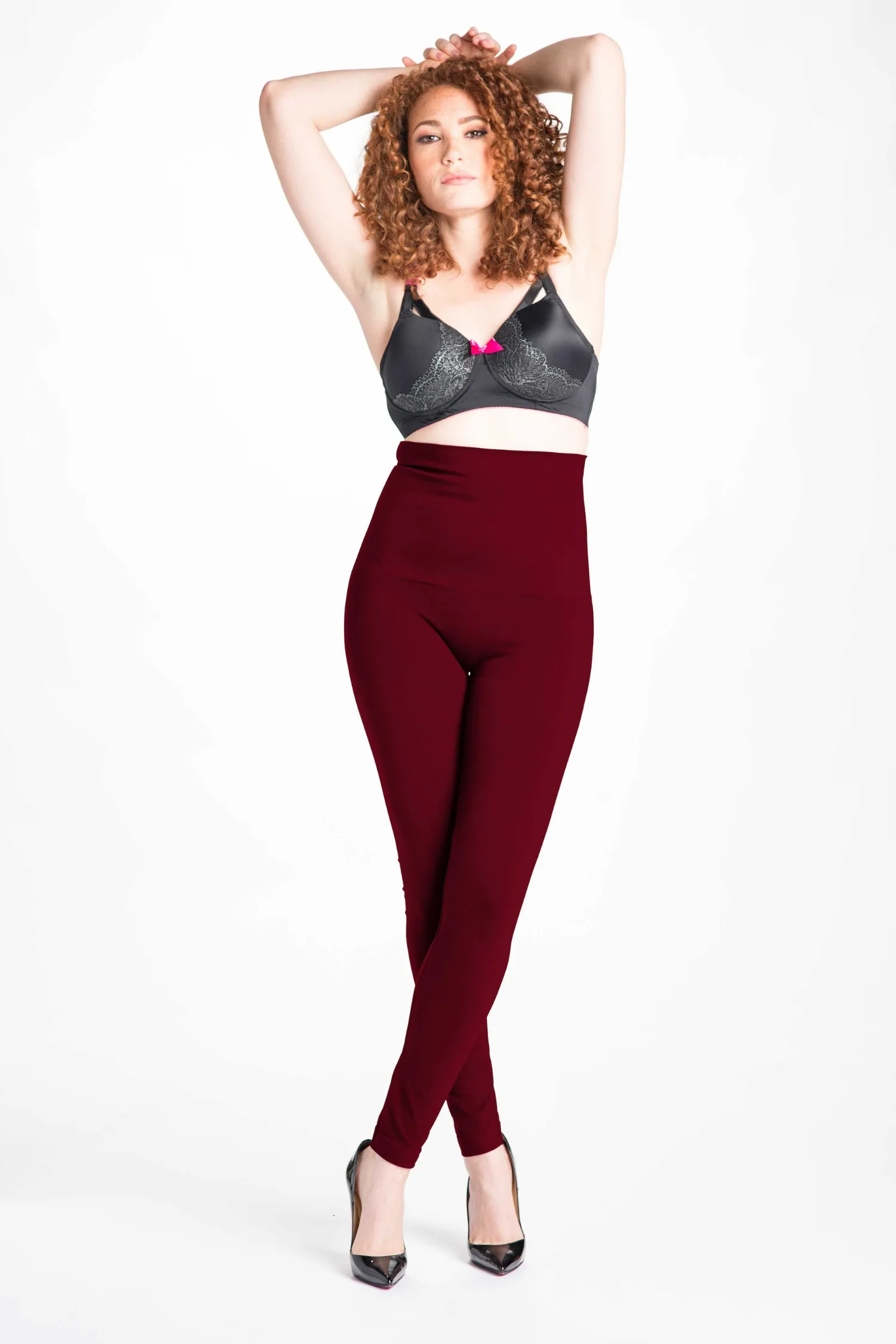 Snapback™ Postpartum Leggings - Crimson